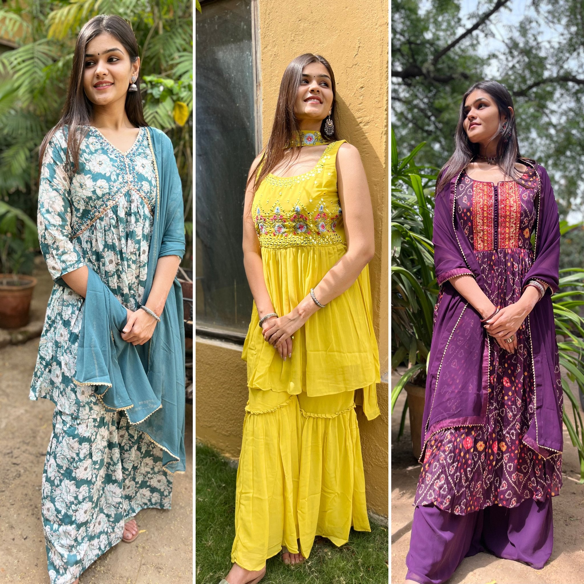 Chic and stylish Sharara set with a modern twist on traditional designs