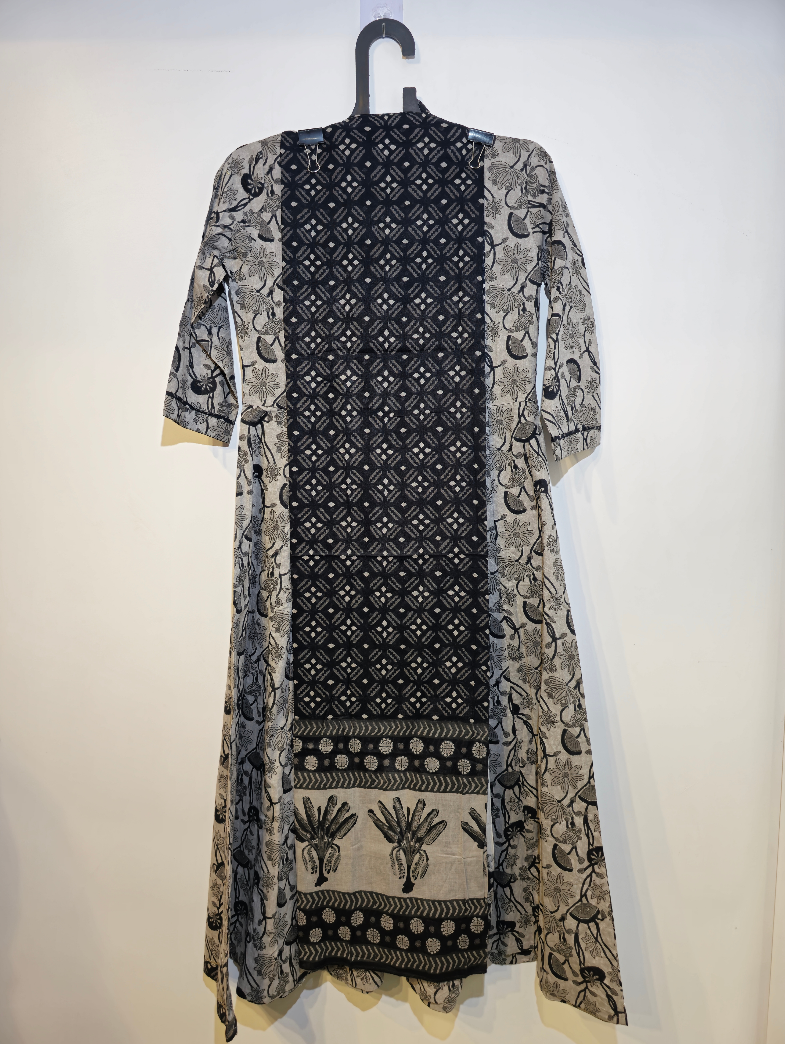 Image of Pure Crepe Kurti Set - 3 Piece