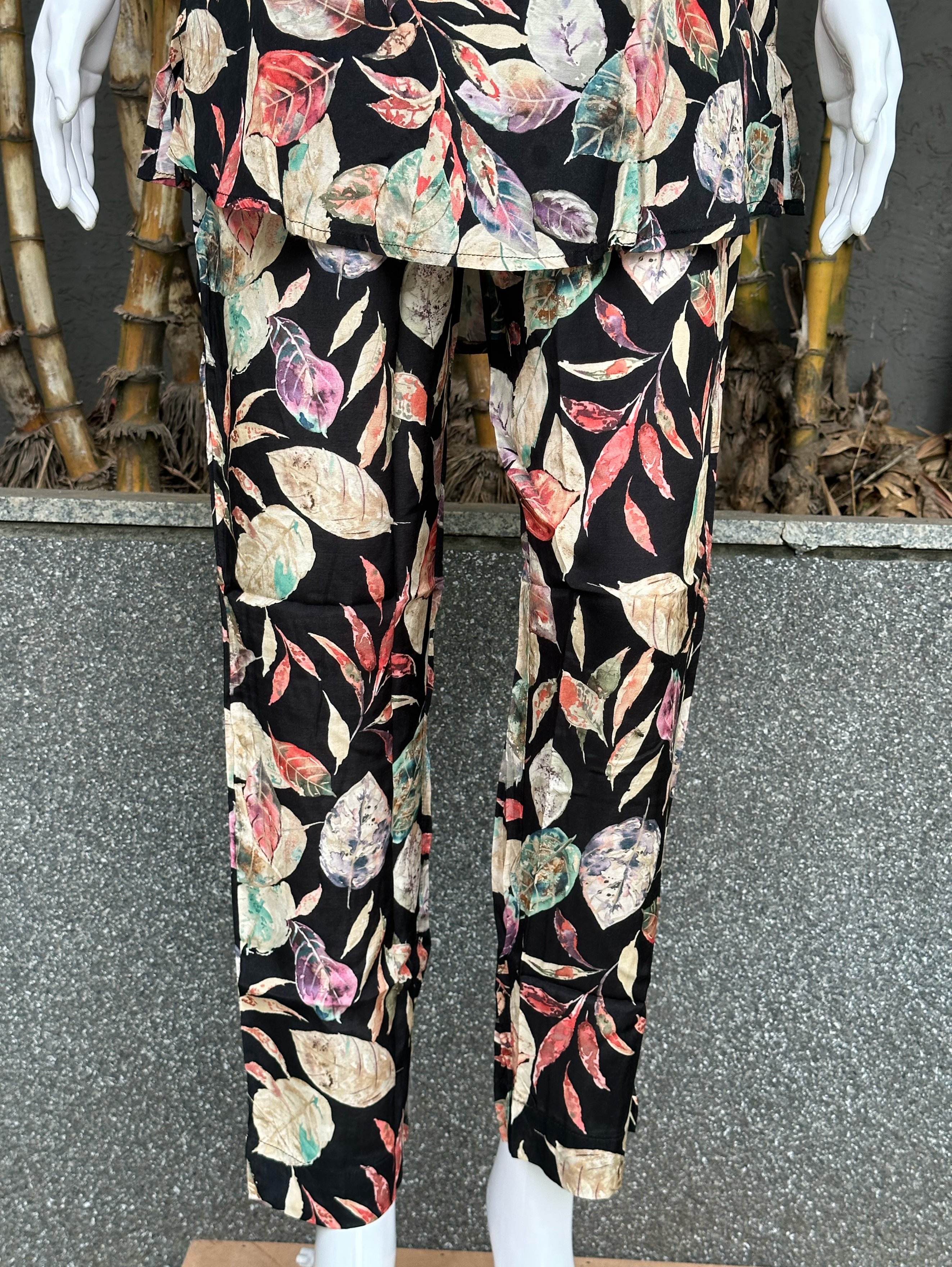 Image of Muslin with Collar Embroidery Coords