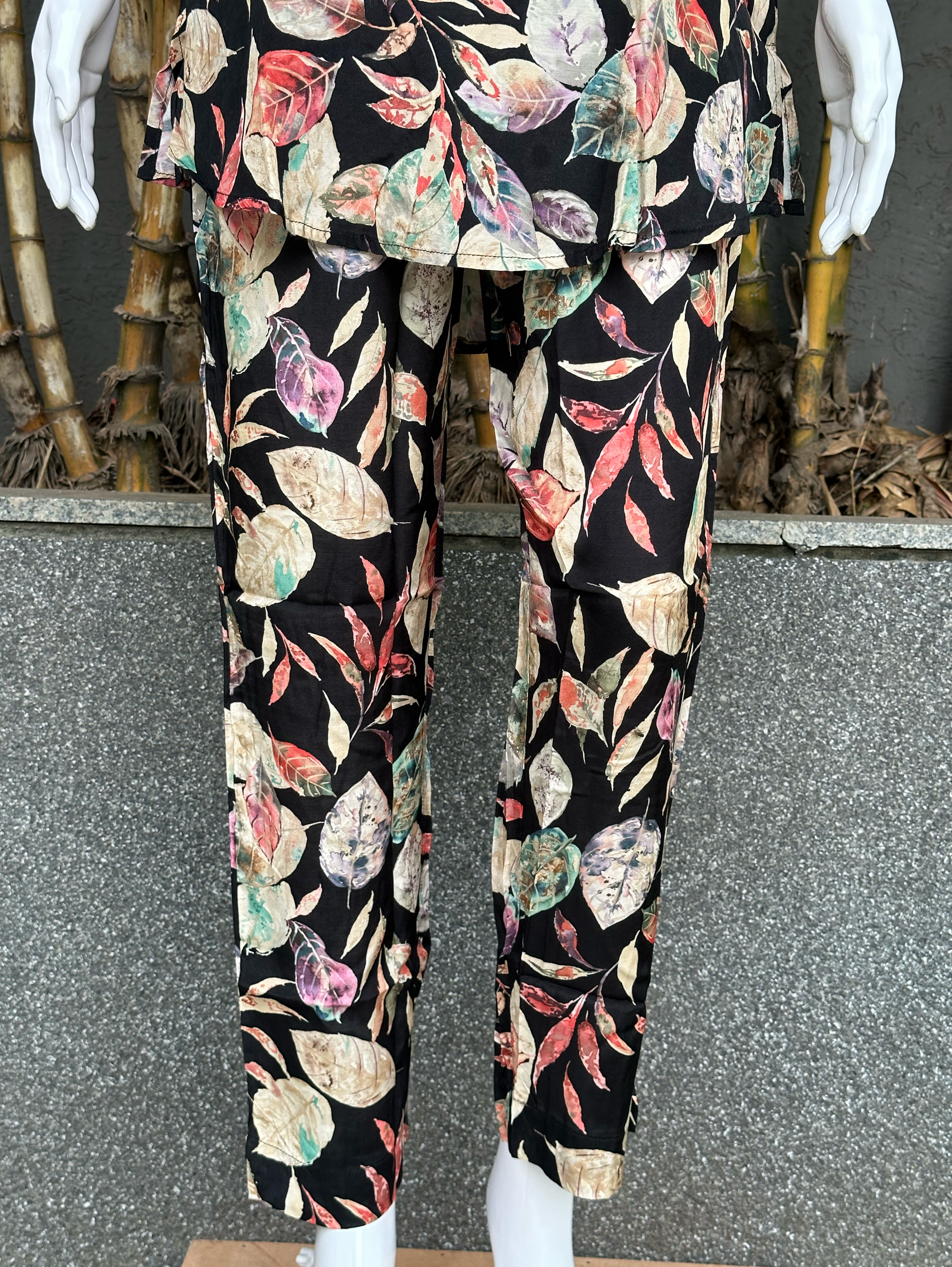 Muslin with Collar Embroidery Coords