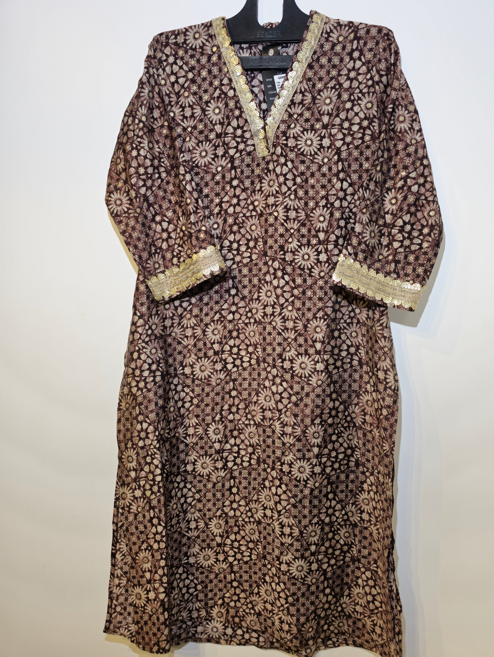 Designer Muslim Straight Kurti