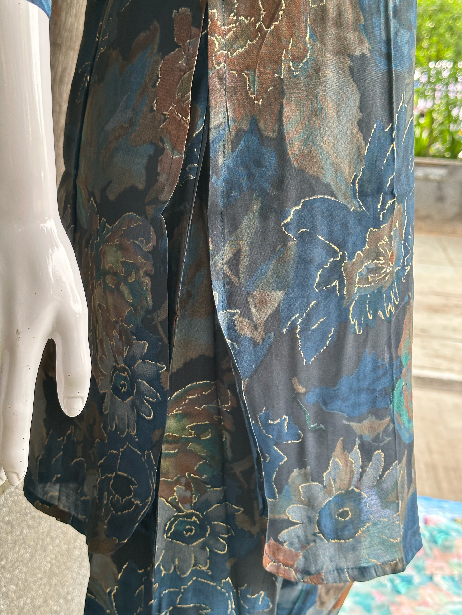 Muslin with Collar and Pocket Embroidery Coords