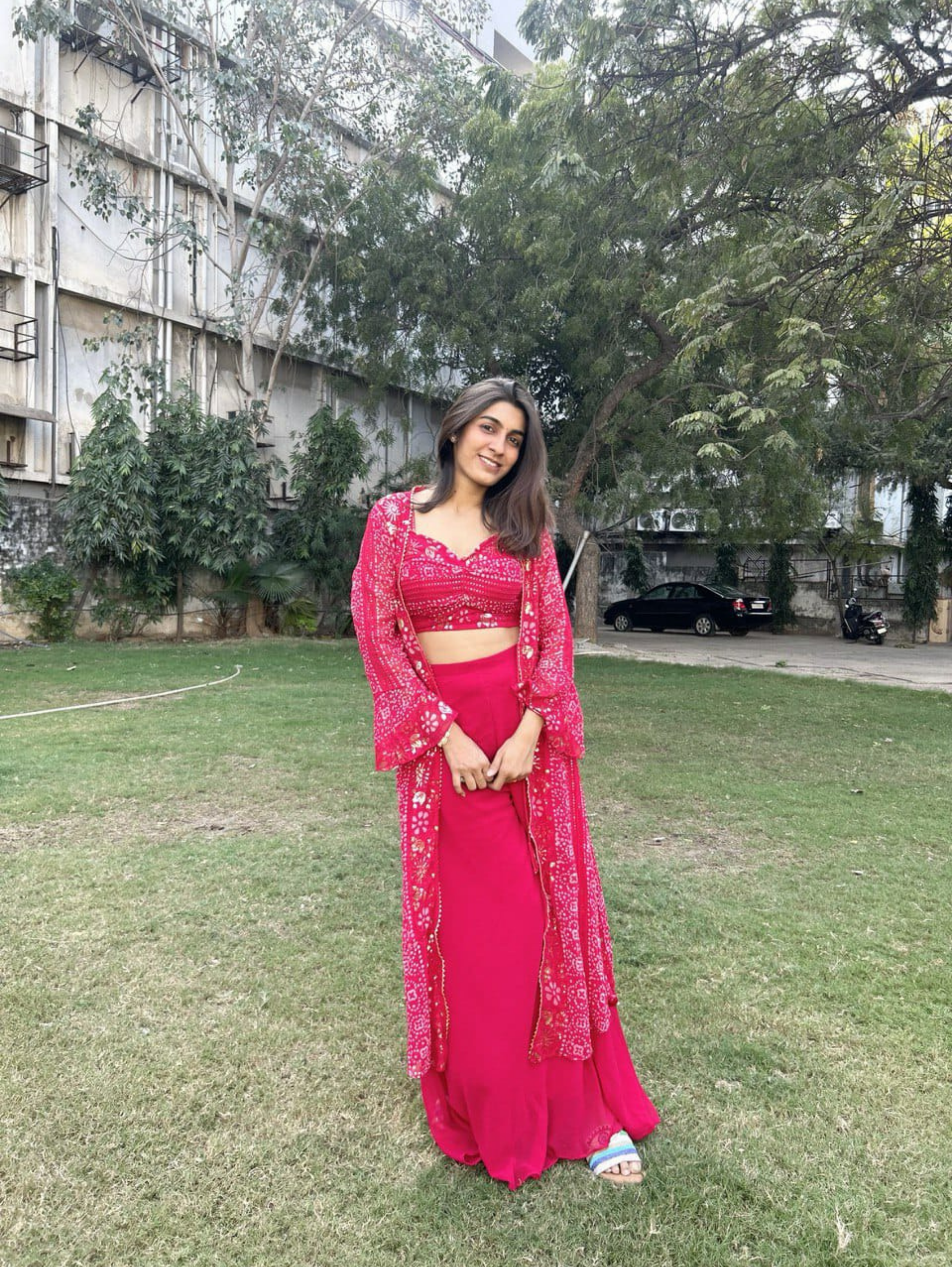 Image of Designer Georgette Traditional 3 Piece