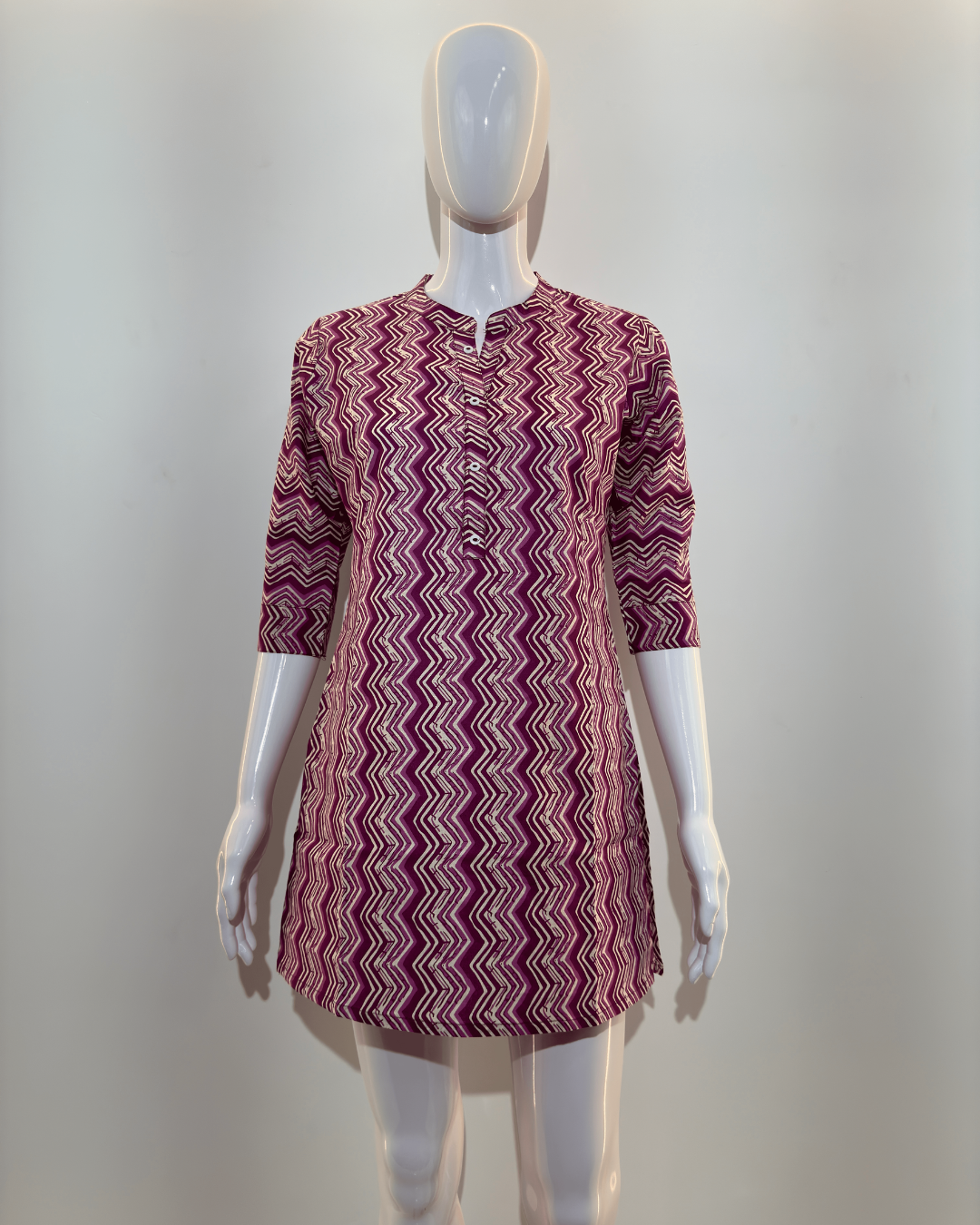 Image of Pure Cotton Short Tunics - Jambli Color