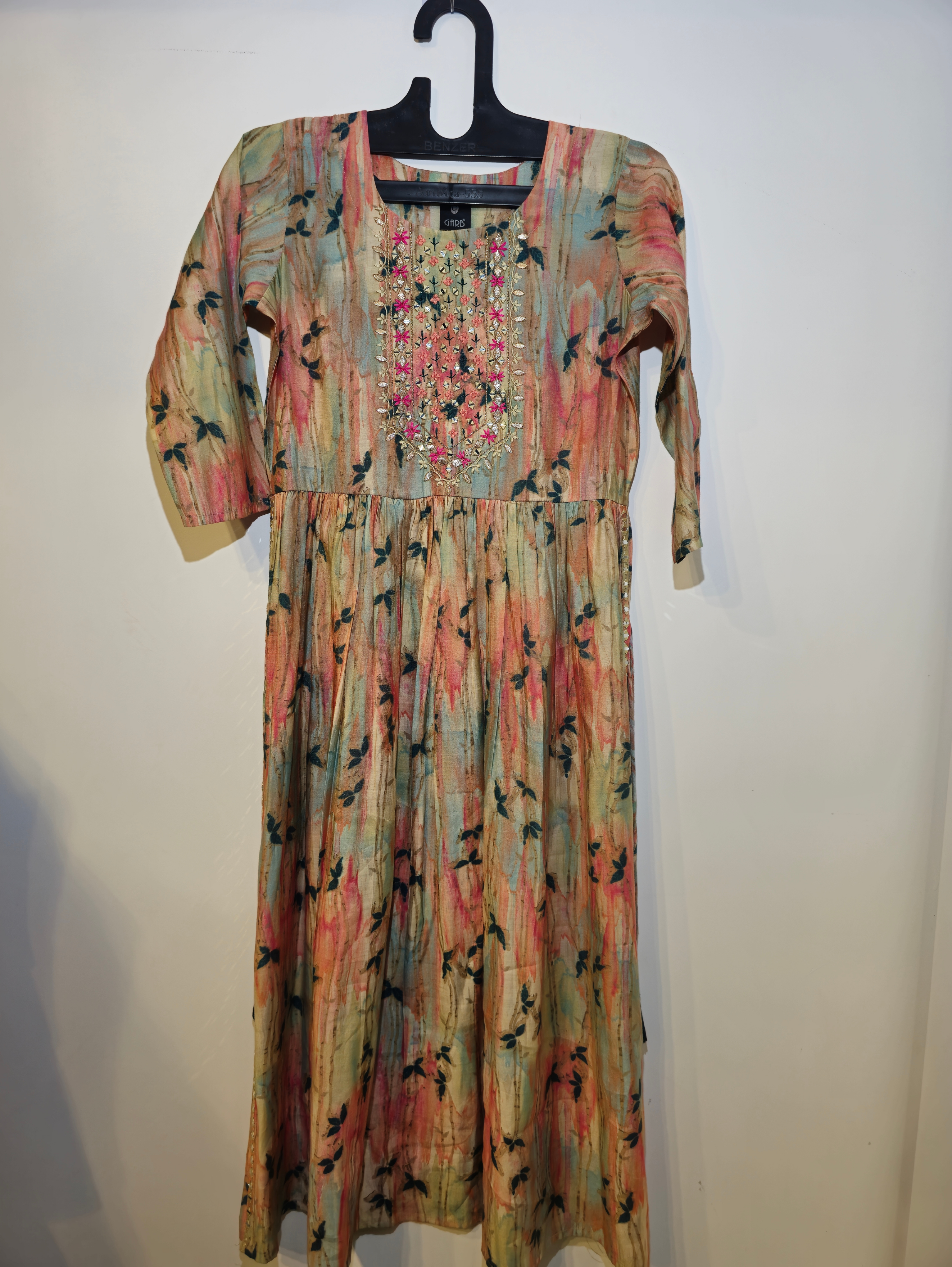 Image of Designer Muslin Straight Kurti