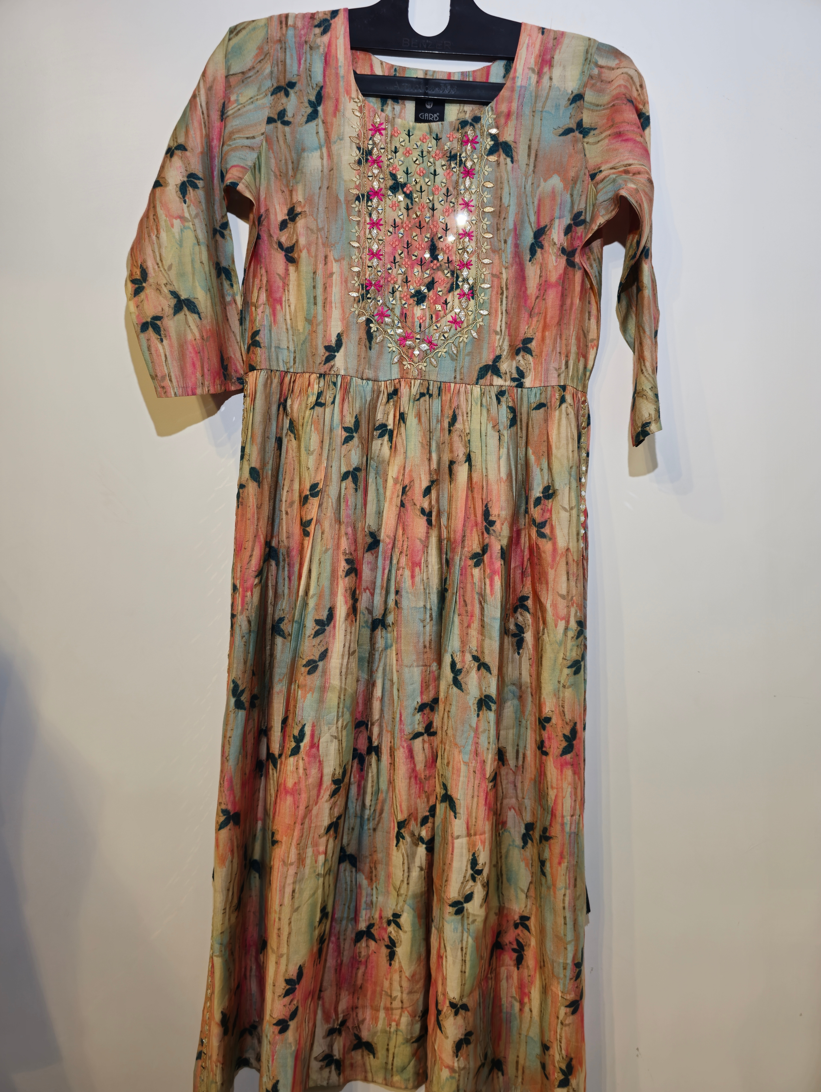 Image of Designer Muslin Straight Kurti