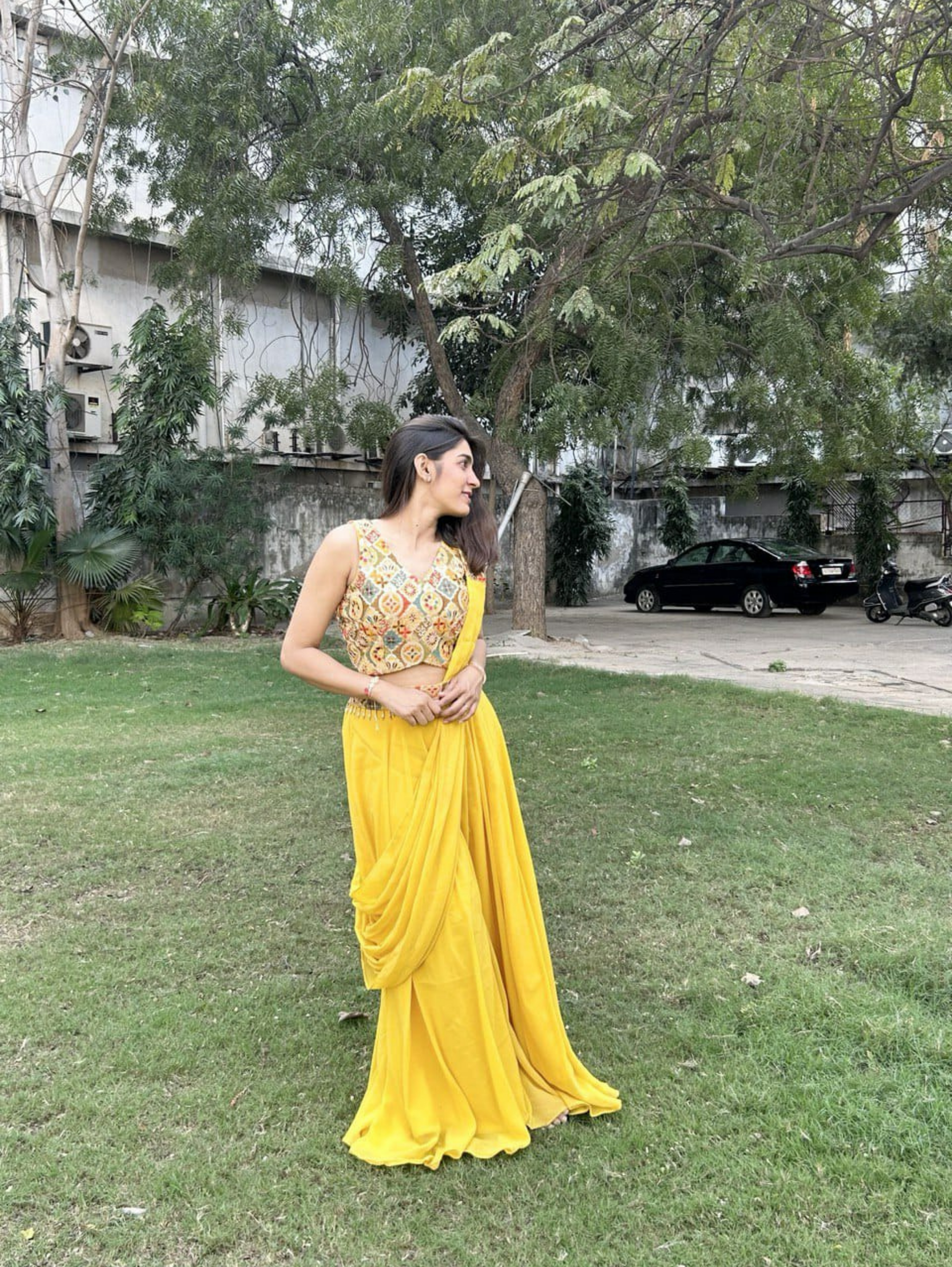 Georgette Traditional 3 Piece