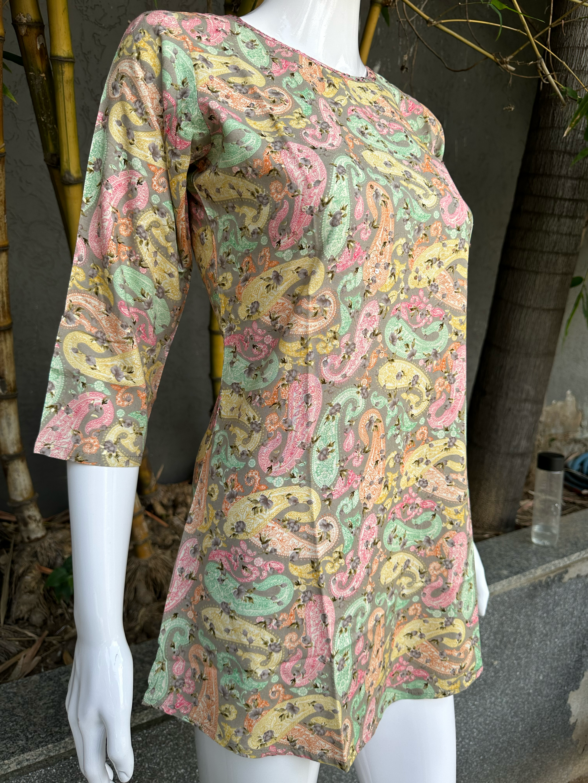 Rayon Print with Sequence work Tunic