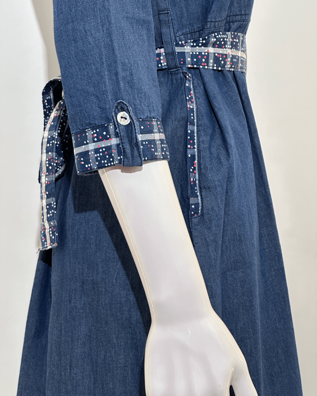 Image of Denim Mindy Dress with Belt