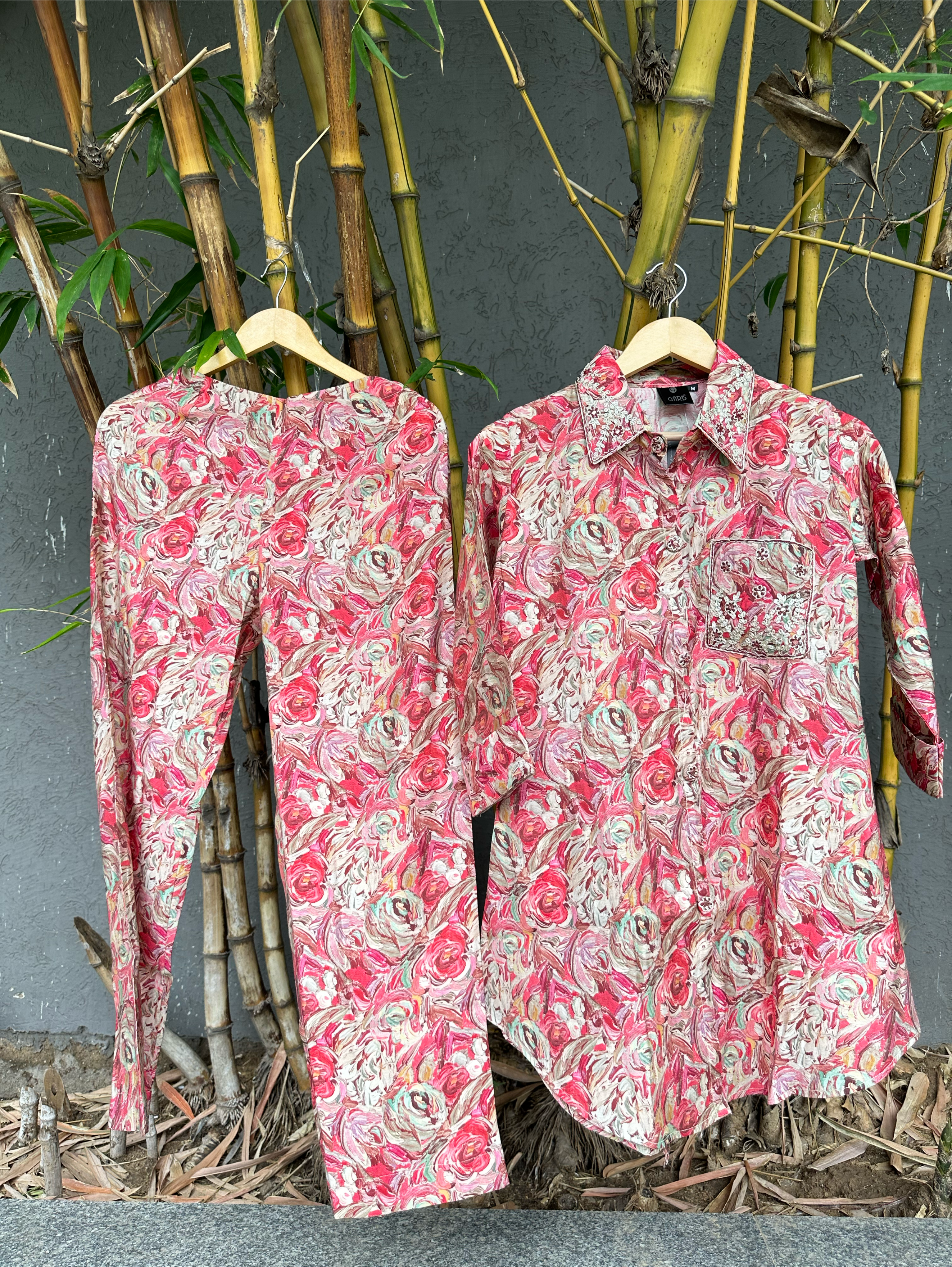 Muslin with Complete Embroidery work