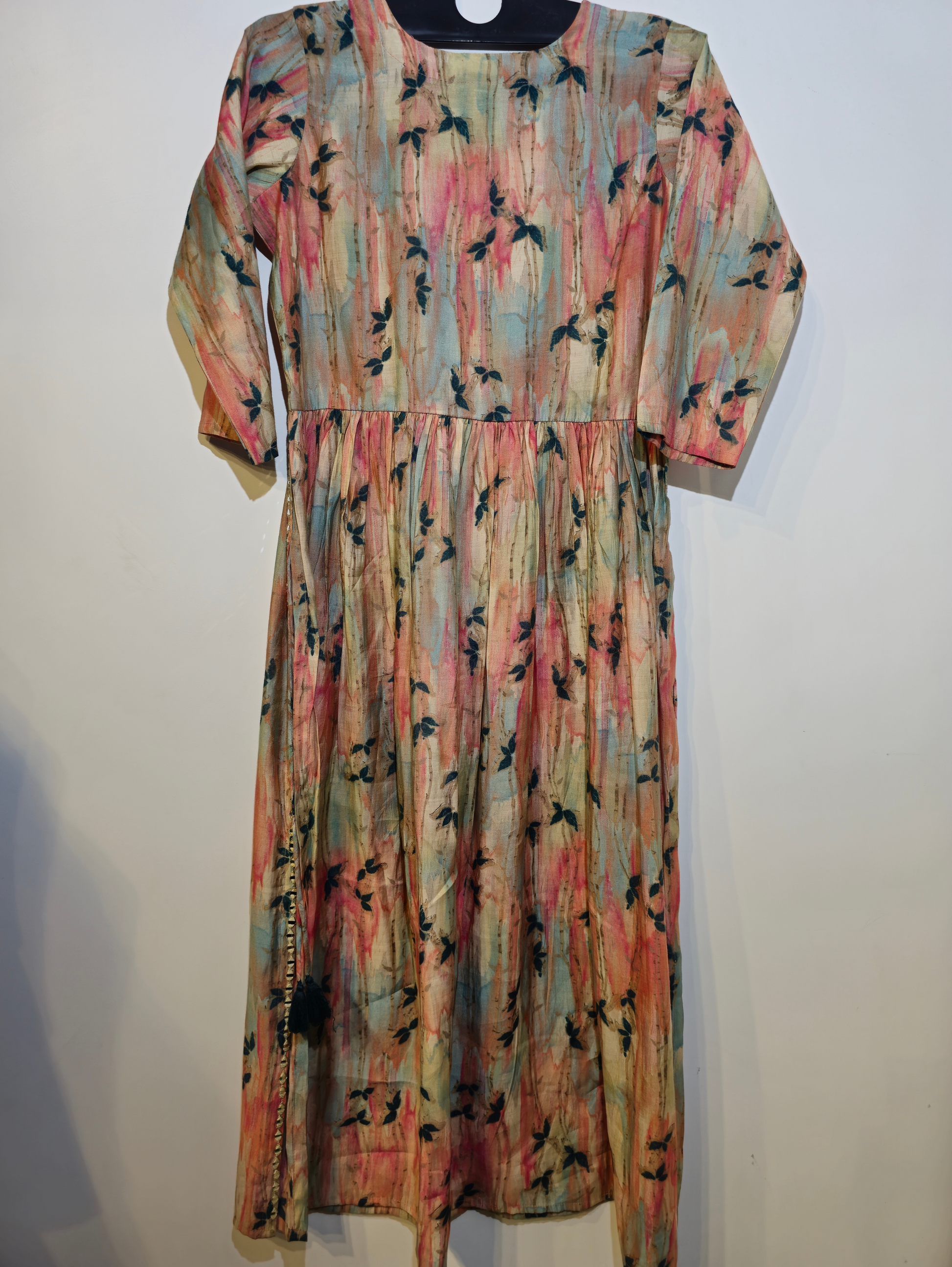 Designer Muslin Straight Kurti