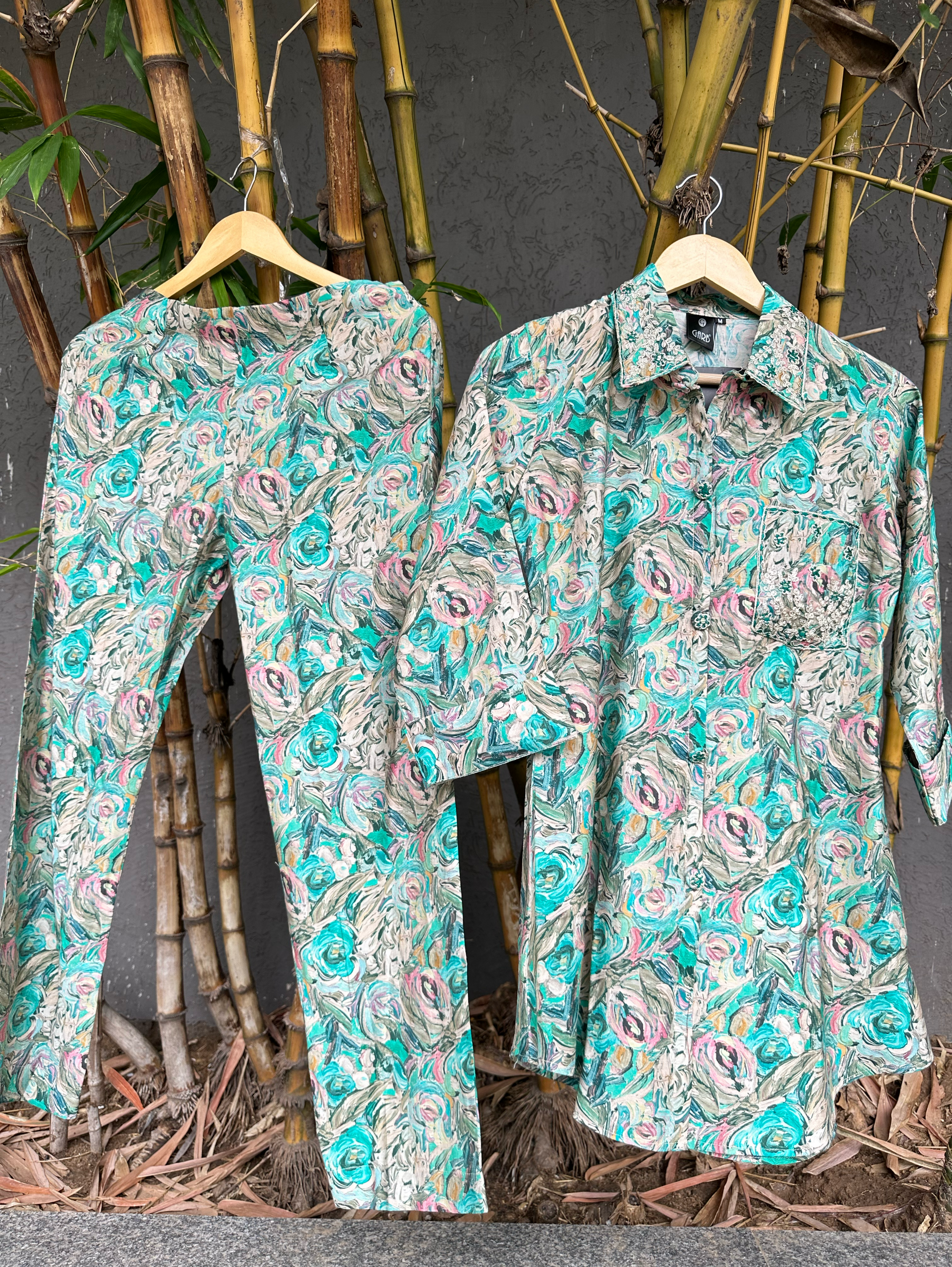 Muslin with Complete Embroidery work
