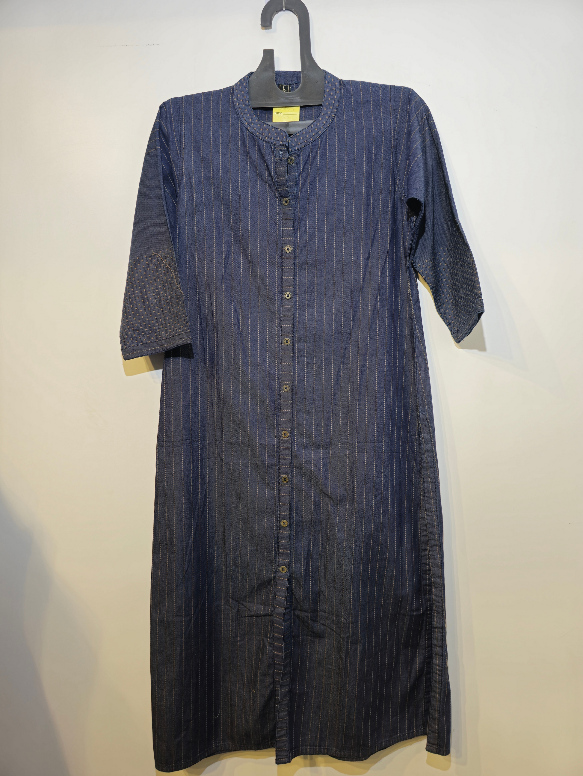 Designer Denim Straight Kurti
