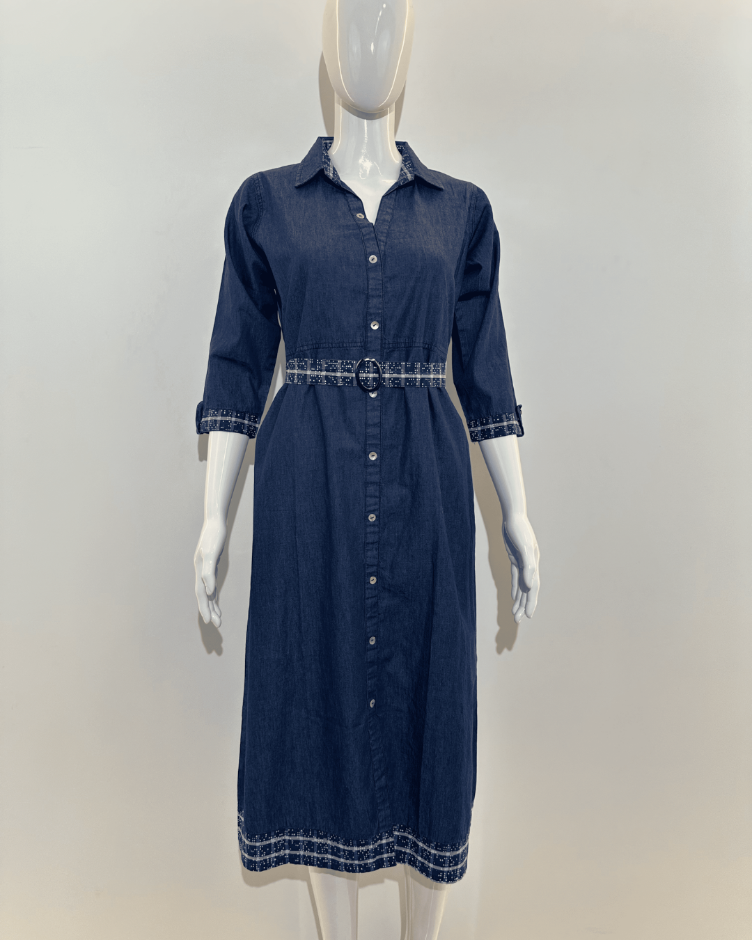 Denim Mindy Dress with Belt