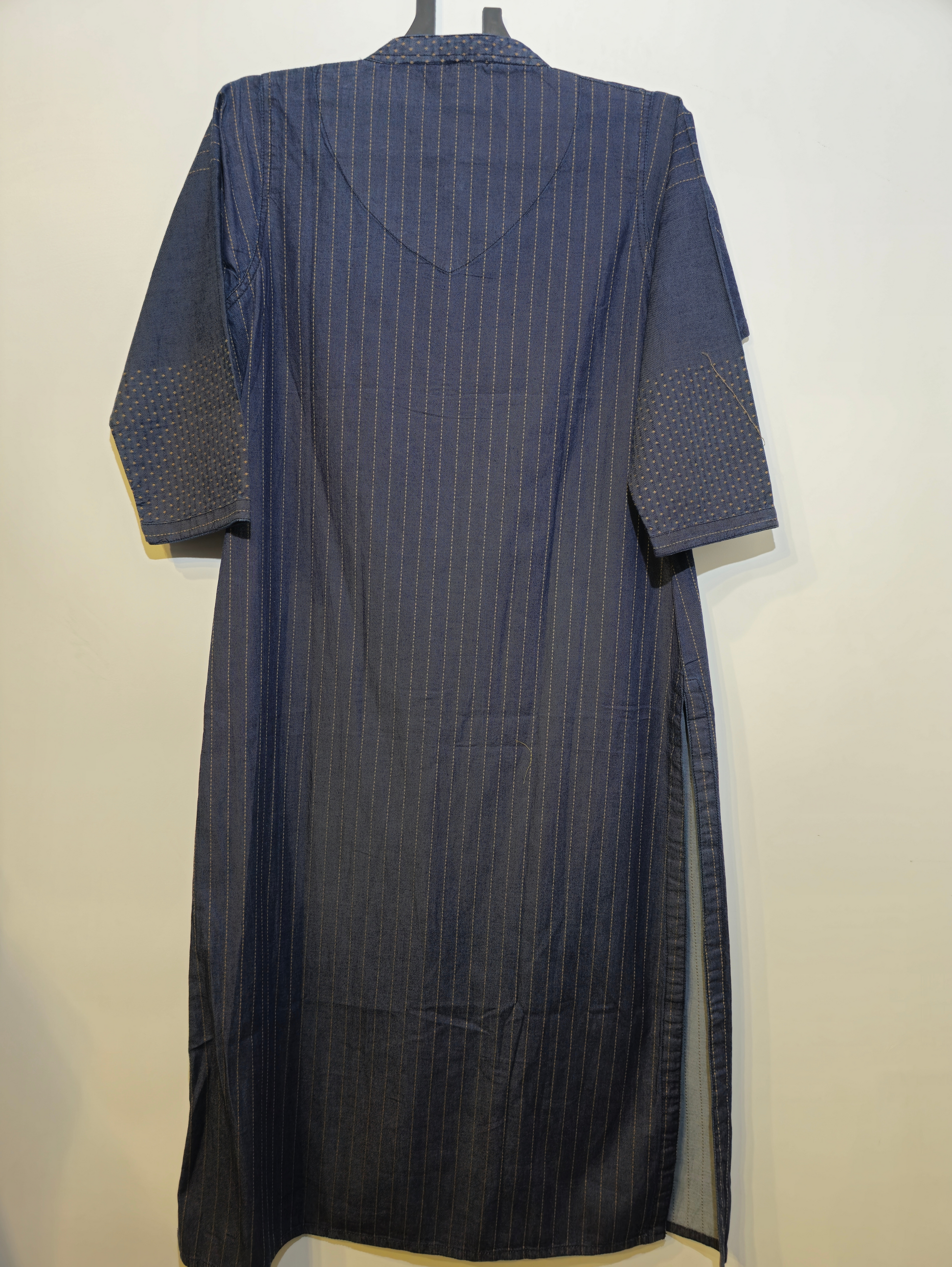 Designer Denim Straight Kurti