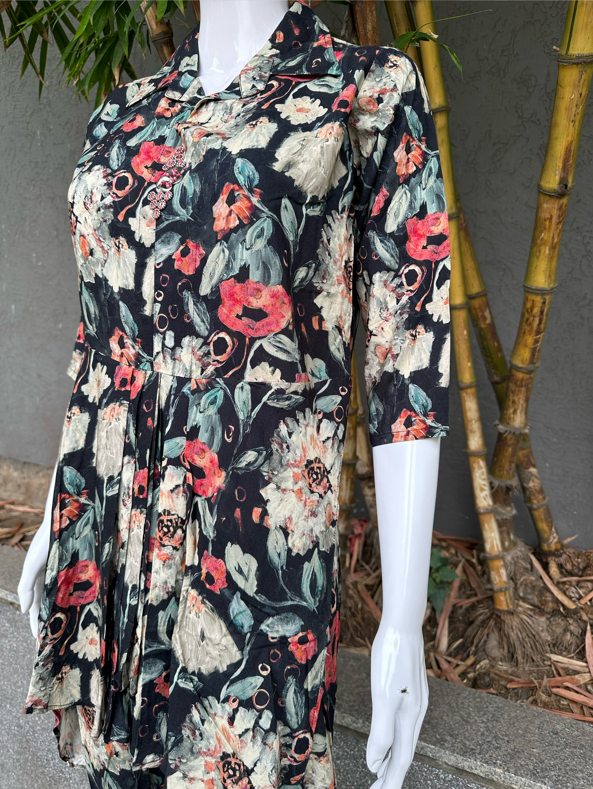 Rayon Flower with work Coords