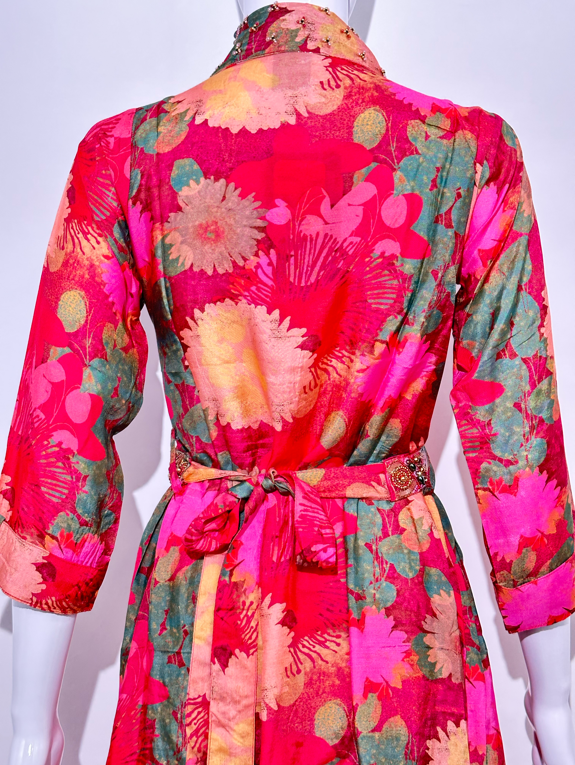 Muslin Hand work Coord Set - with Belt