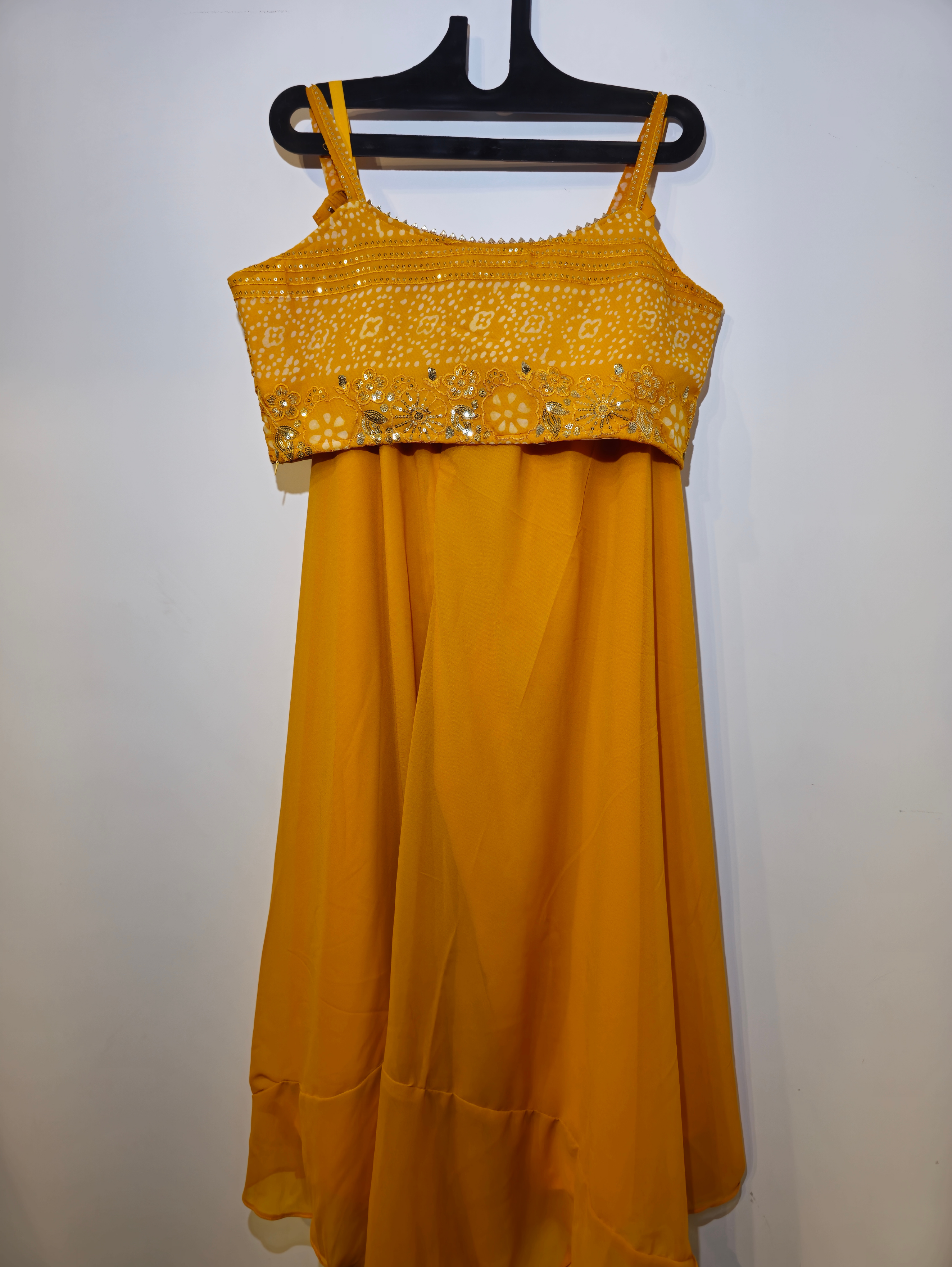 Image of Shrug Style Georgette 3 Piece
