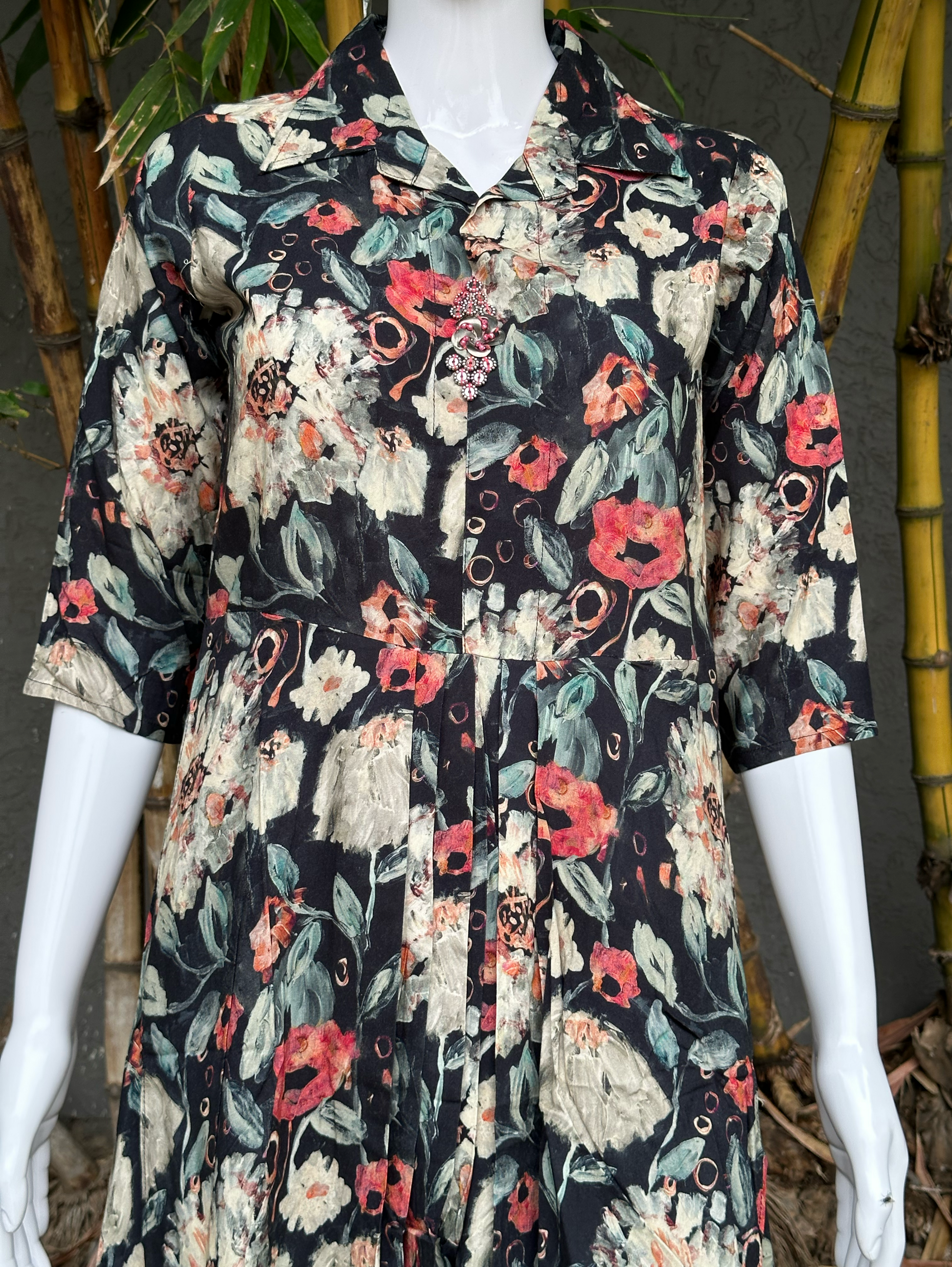Rayon Flower with work Coords