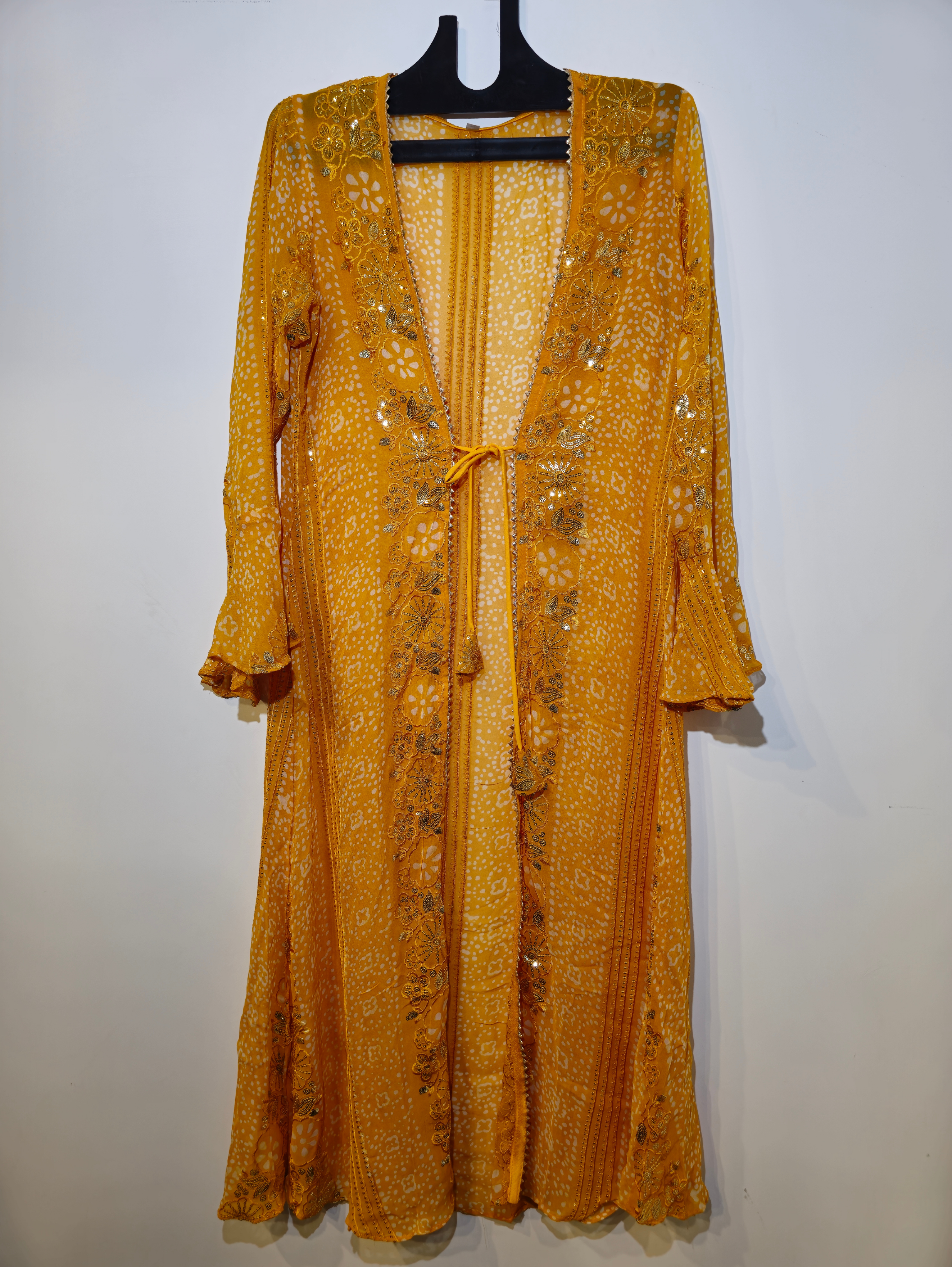 Image of Shrug Style Georgette 3 Piece