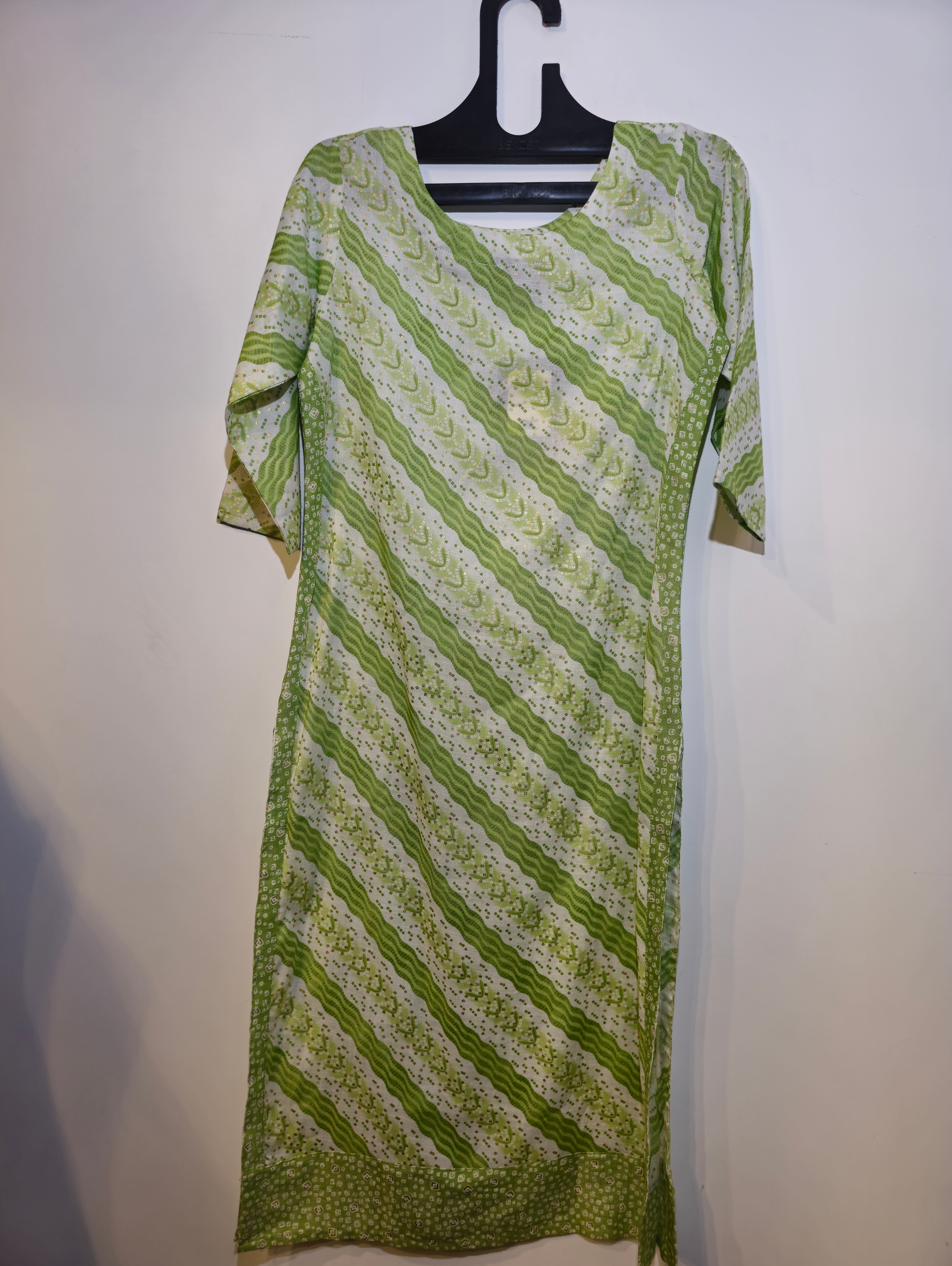 Image of Designer Cotton Straight Kurti