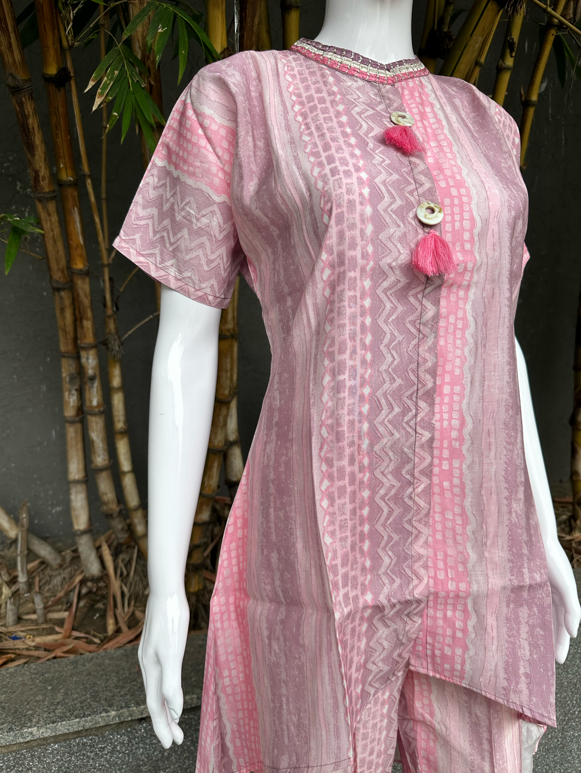 Muslin Collar Embroidery Coords