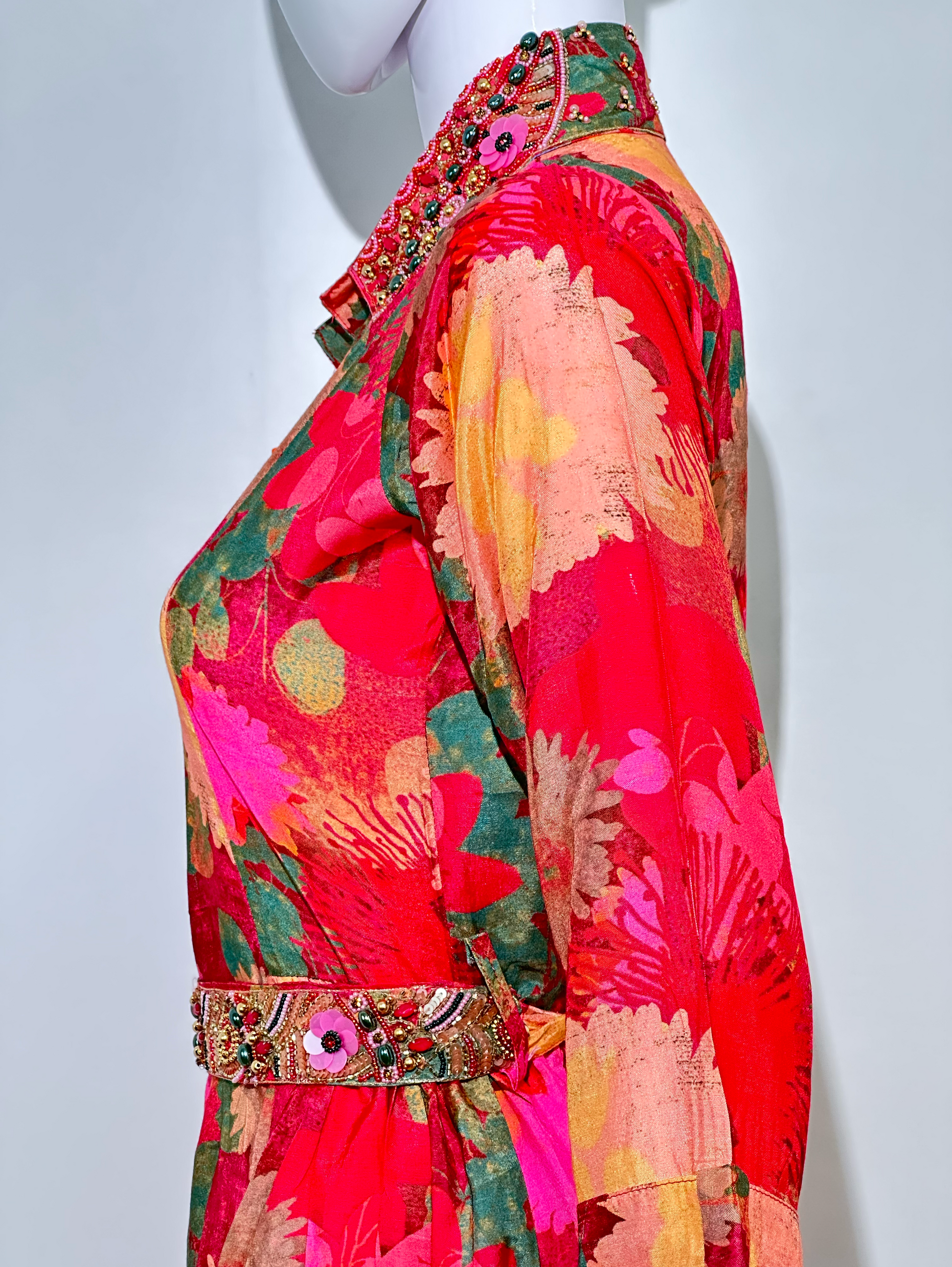 Muslin Hand work Coord Set - with Belt
