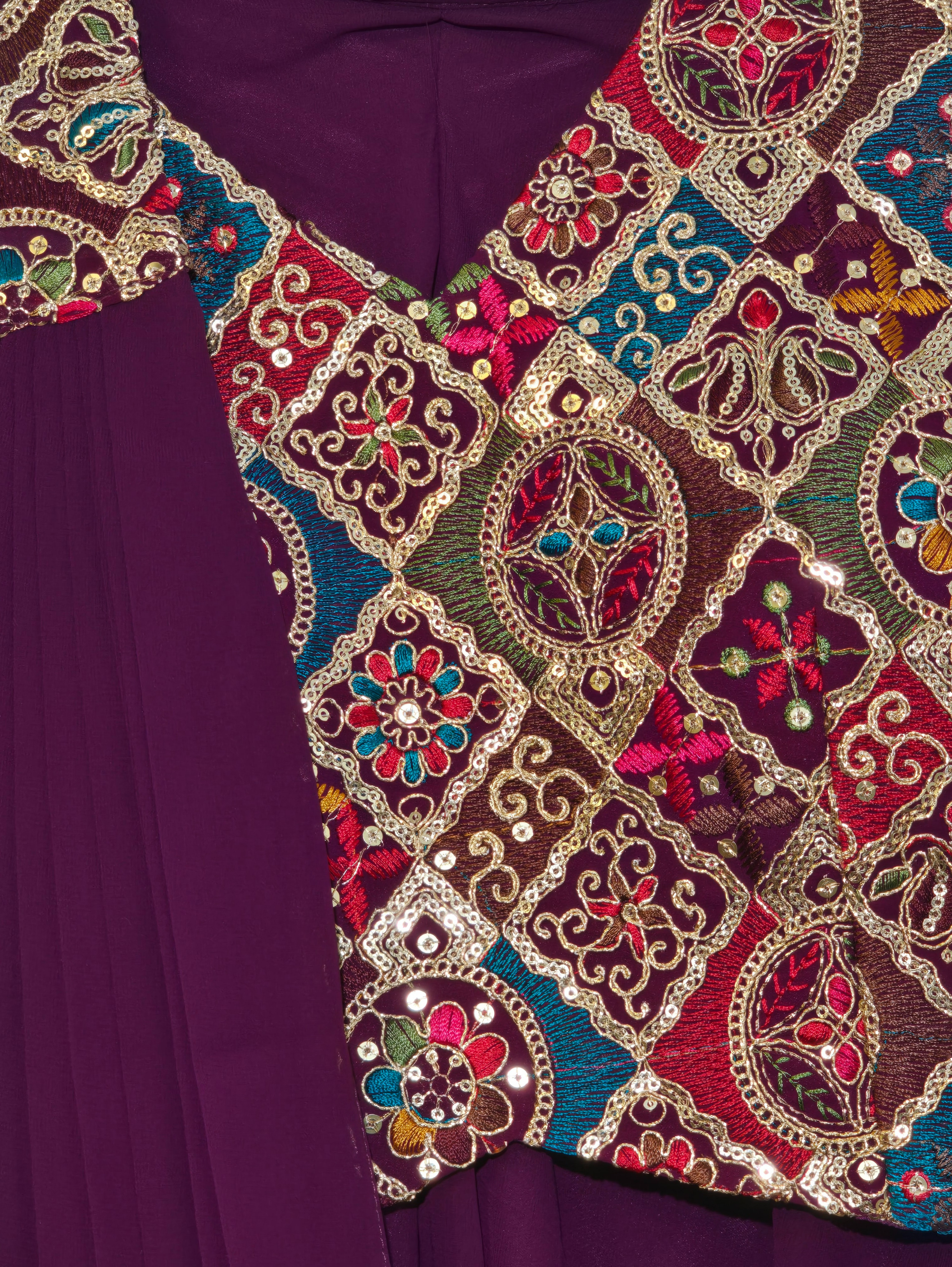 Georgette Traditional 3 Piece