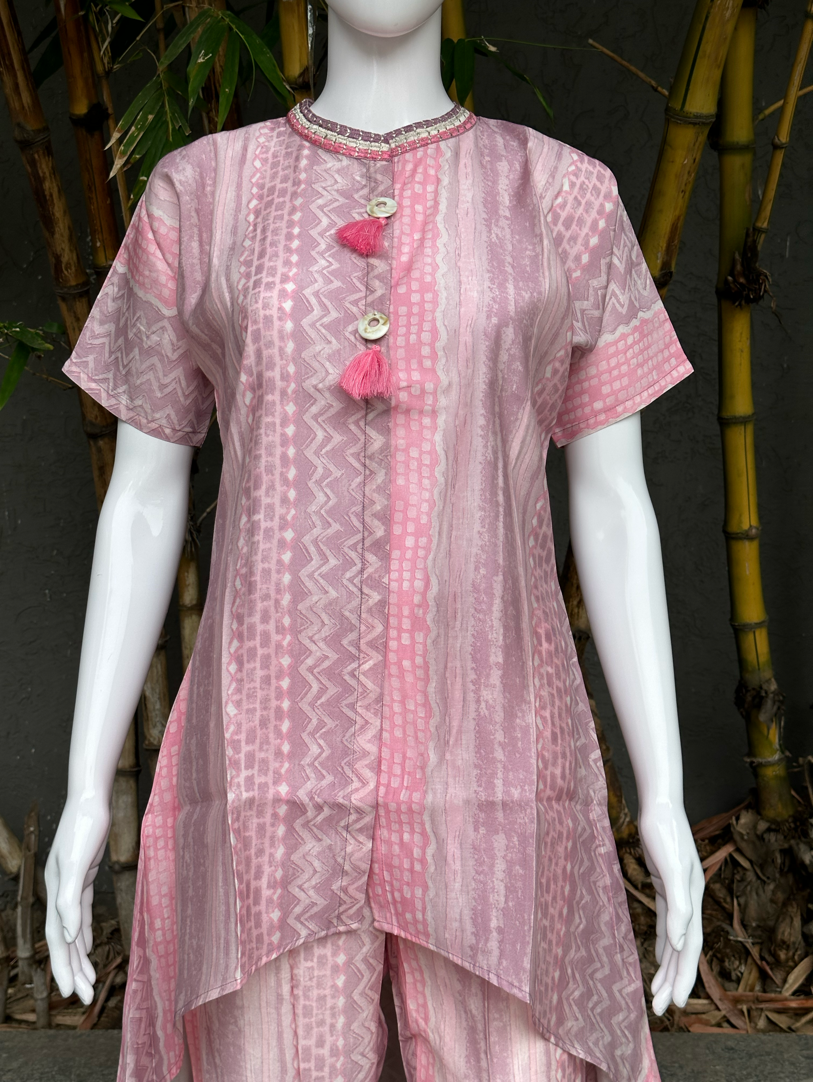 Muslin Collar Embroidery Coords