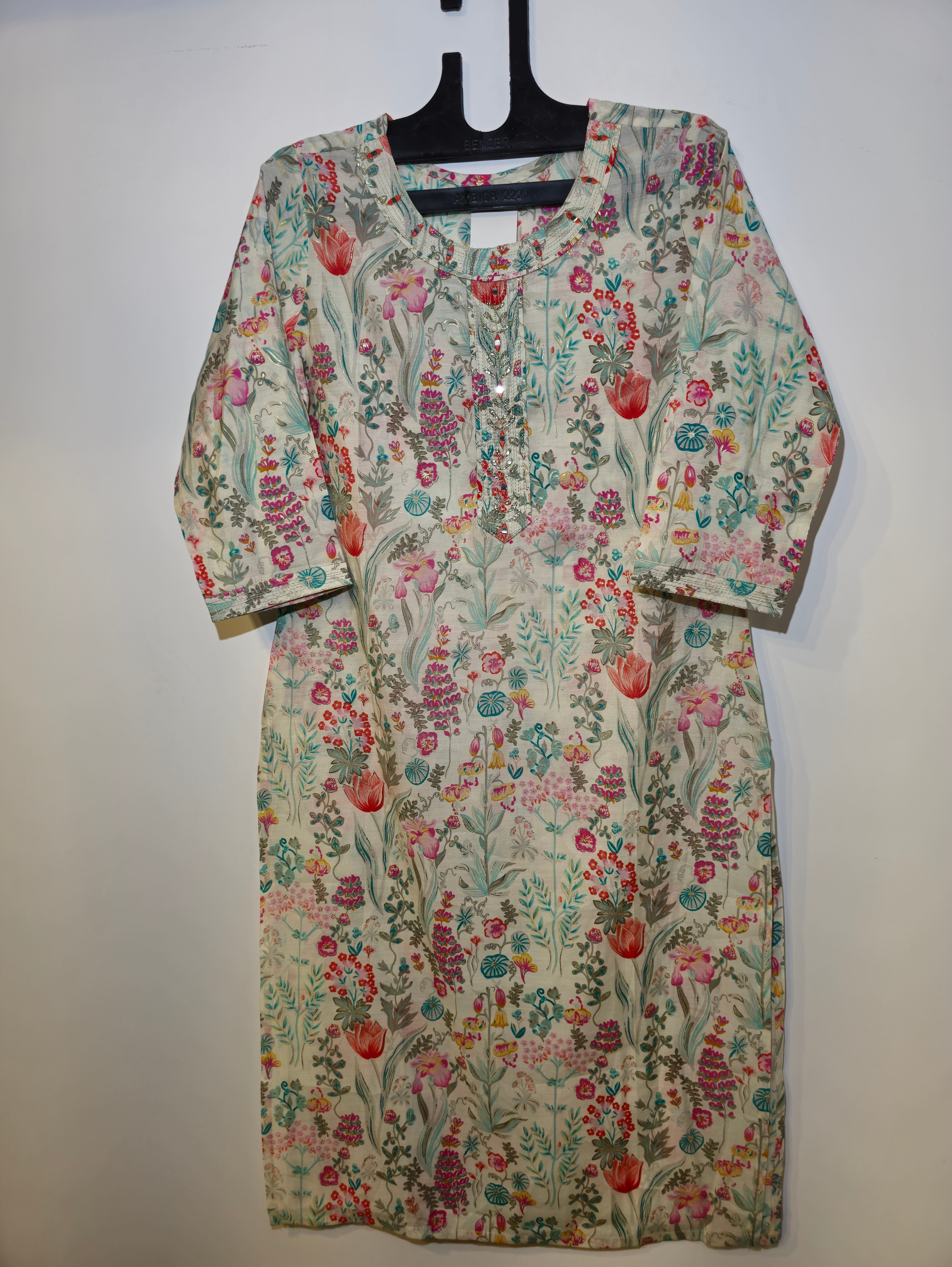 Designer Muslim Straight Kurti