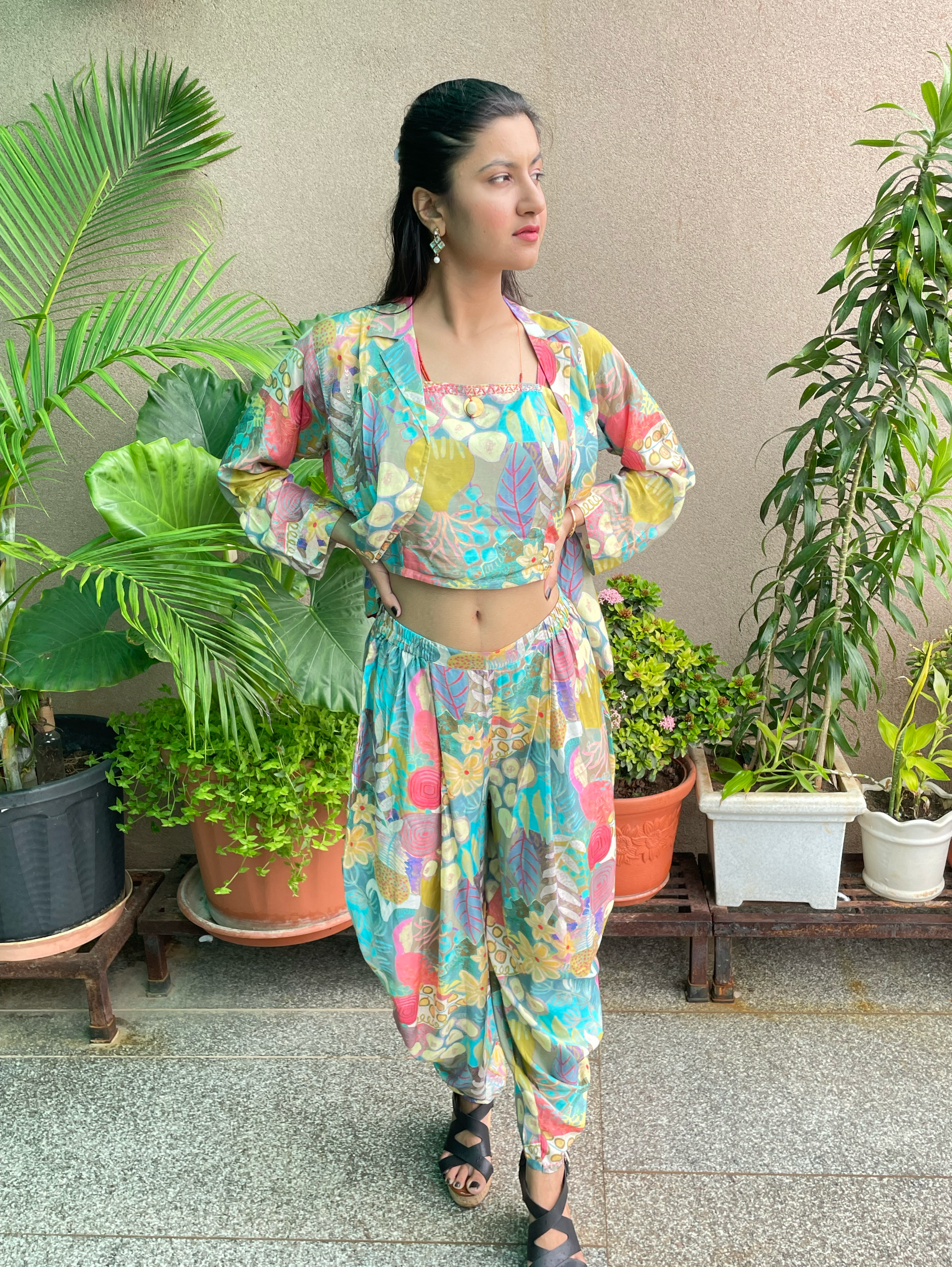 Designer Muslin 3 Piece Coords