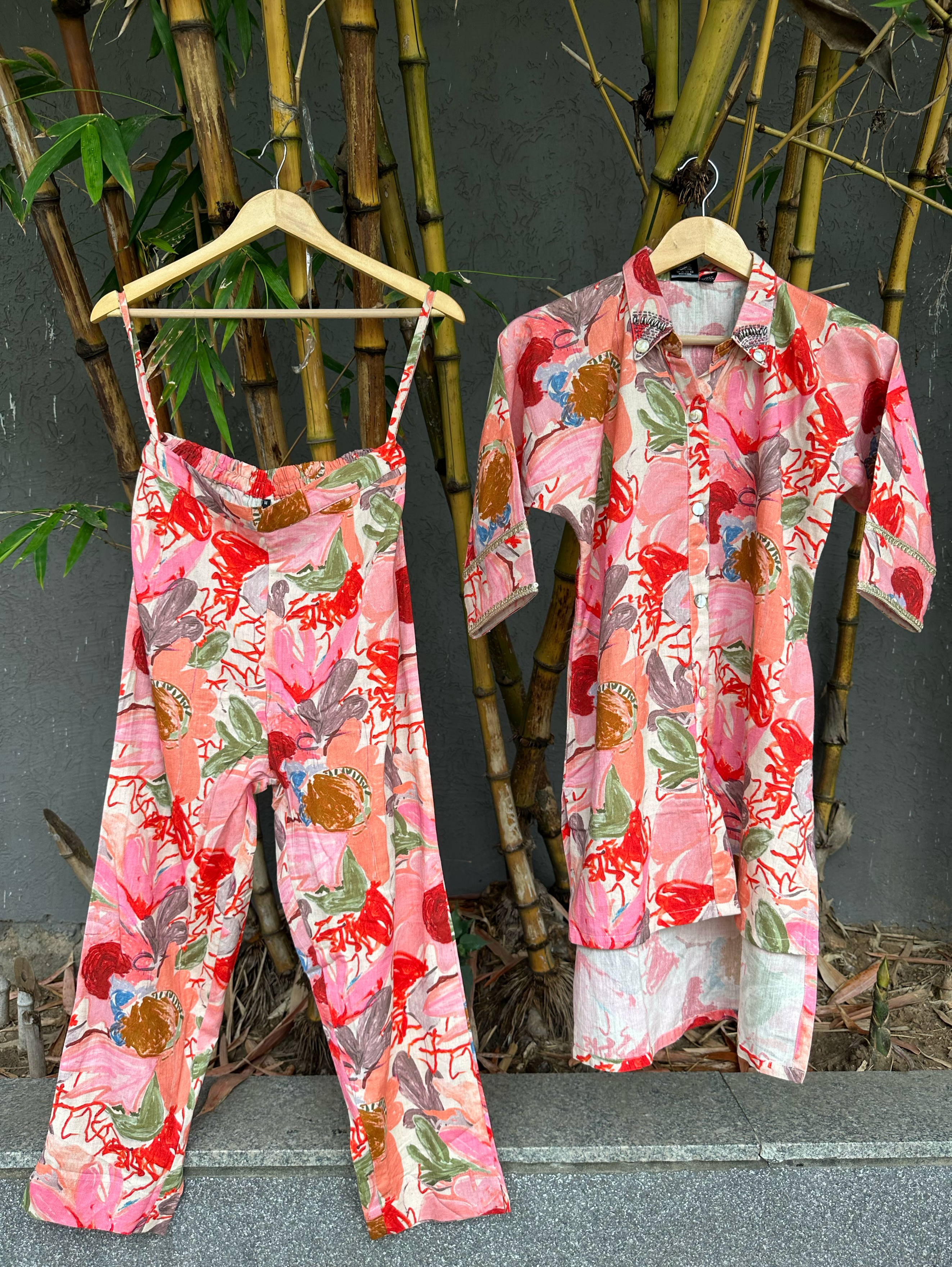 Image of Linen Cotton with Accessories Coords