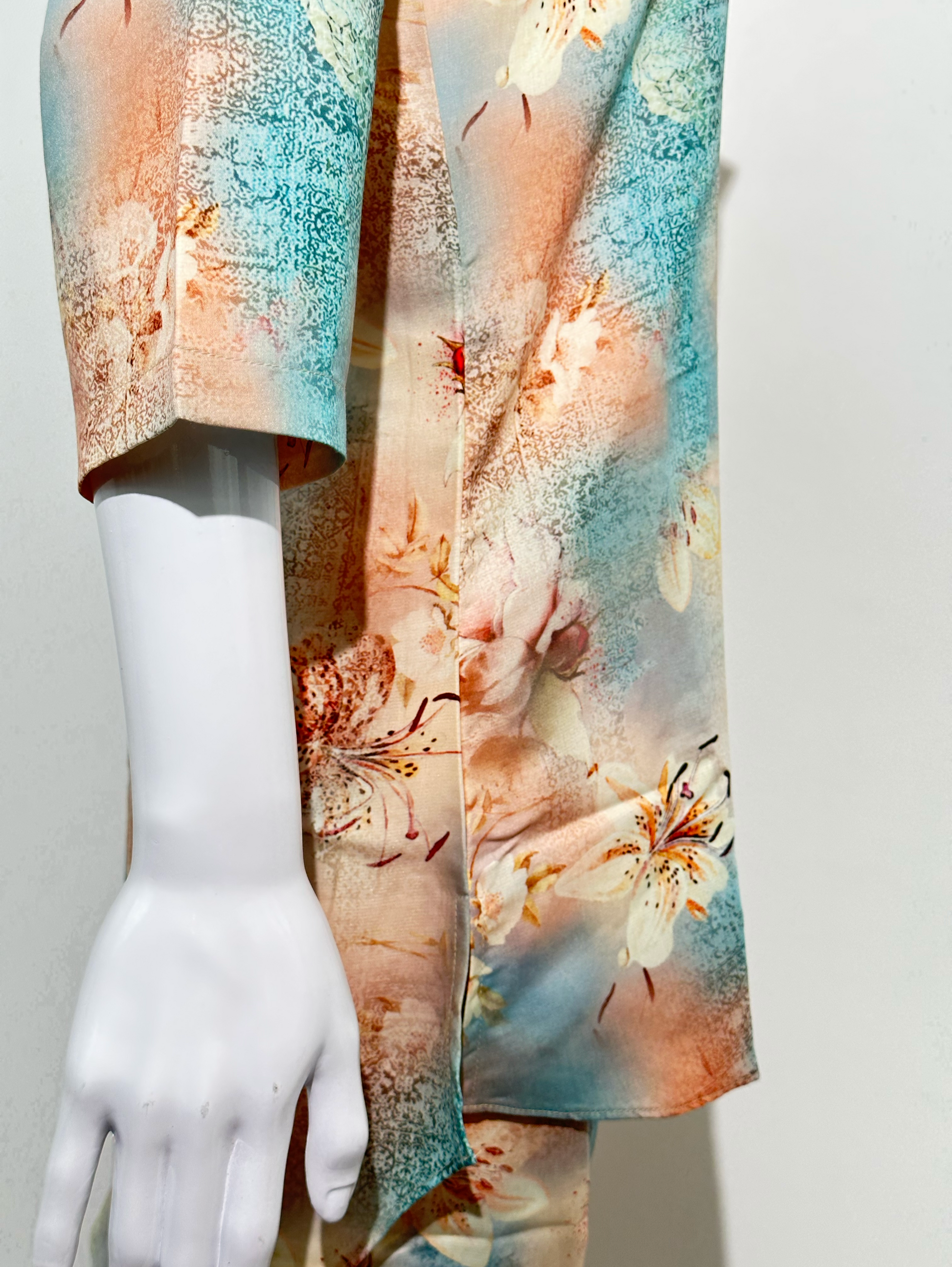 Muslin Collar Embroidery Mirror work Coords