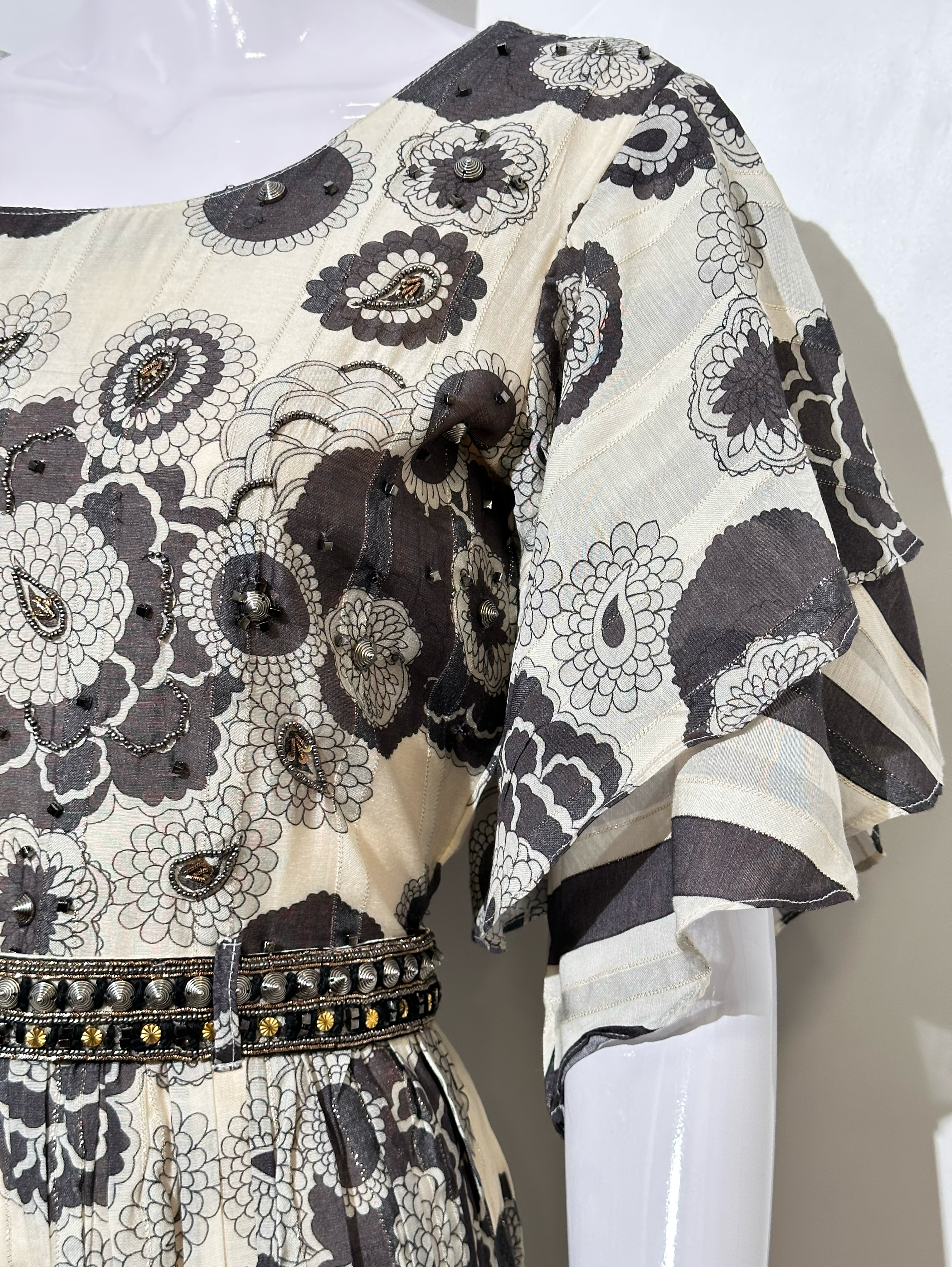 Image of Premium Muslin Jumpsuit with Sequence work