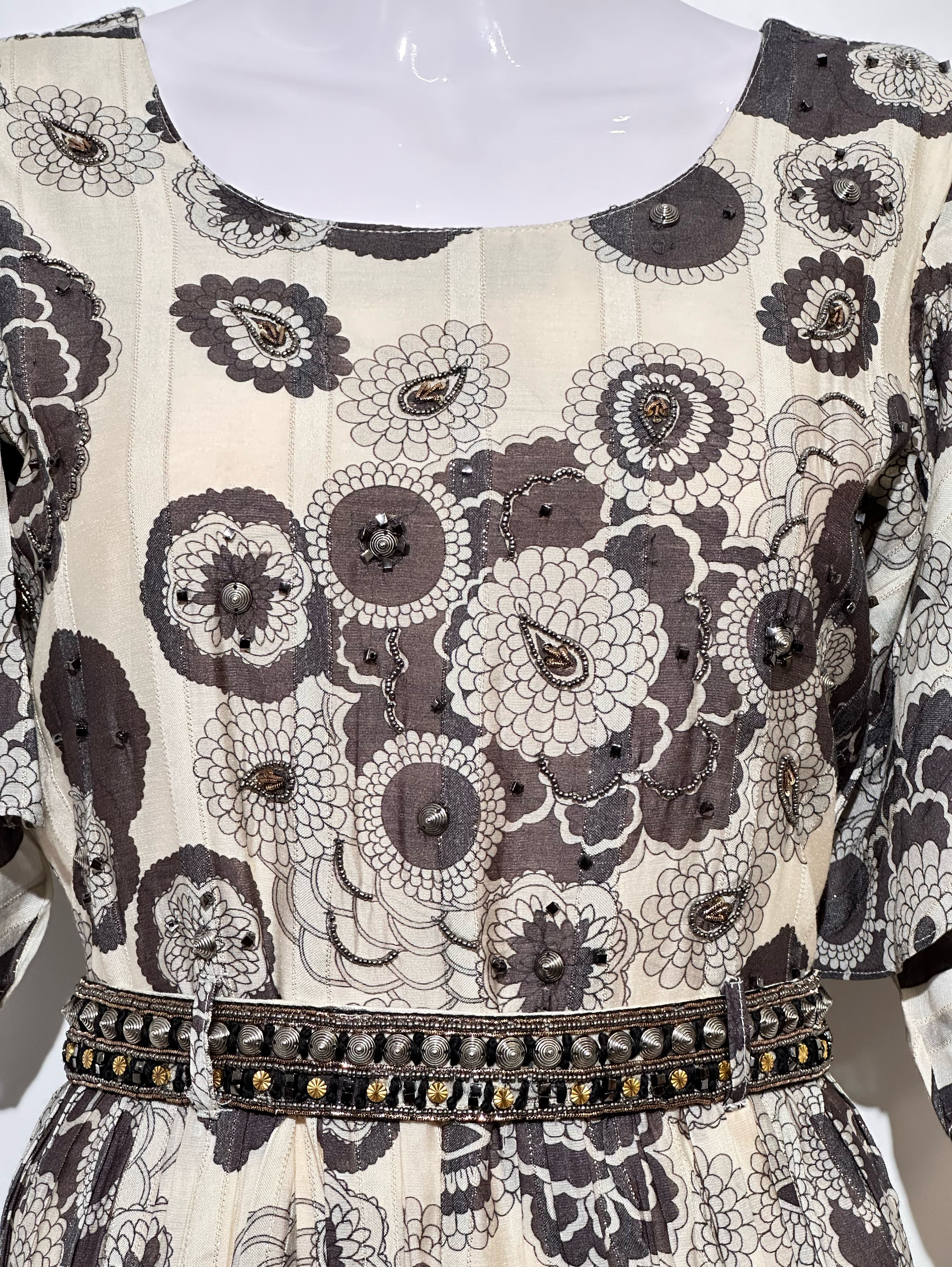 Image of Premium Muslin Jumpsuit with Sequence work