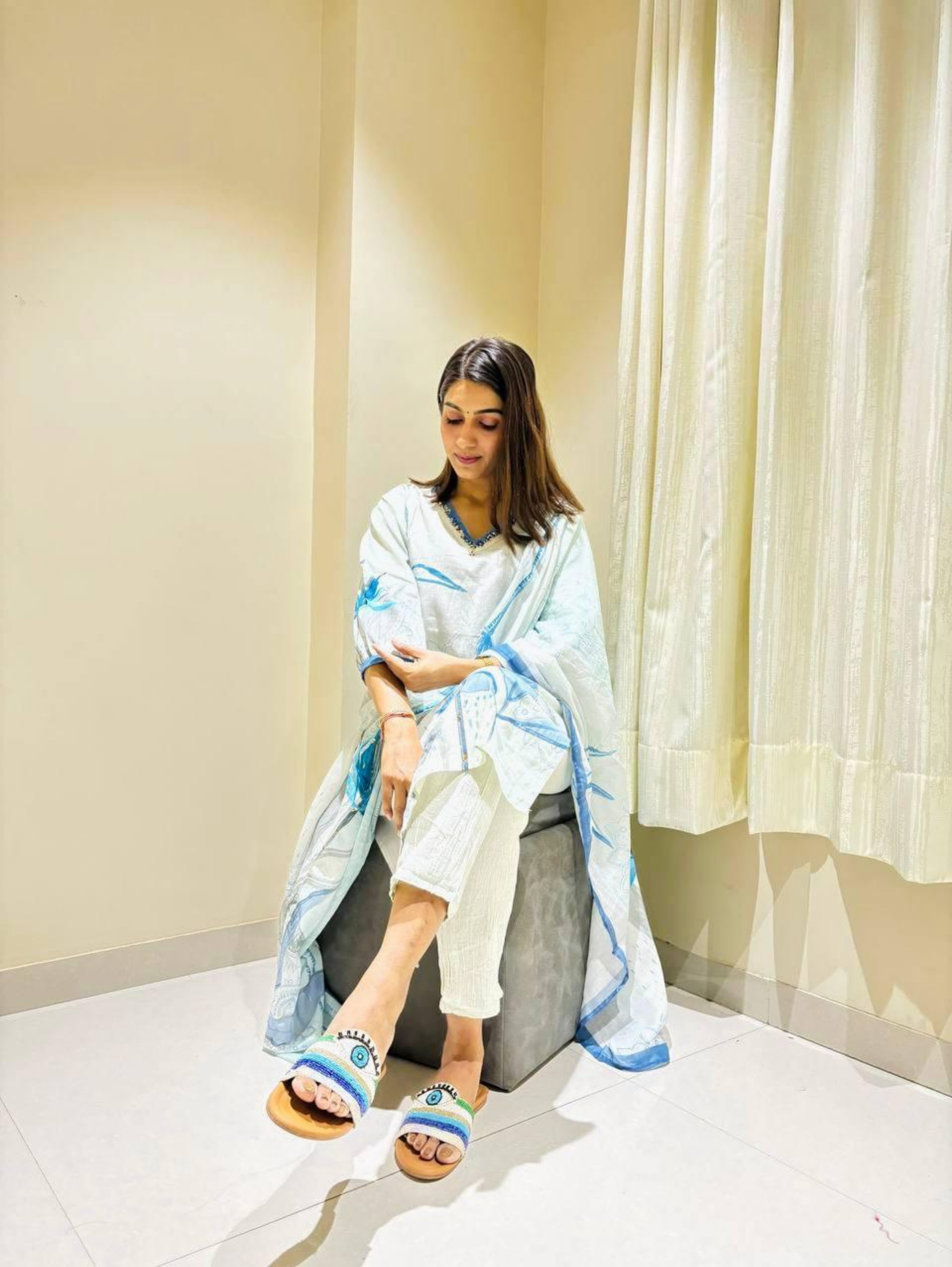 Image of Premium Designer Traditional Kurti Set