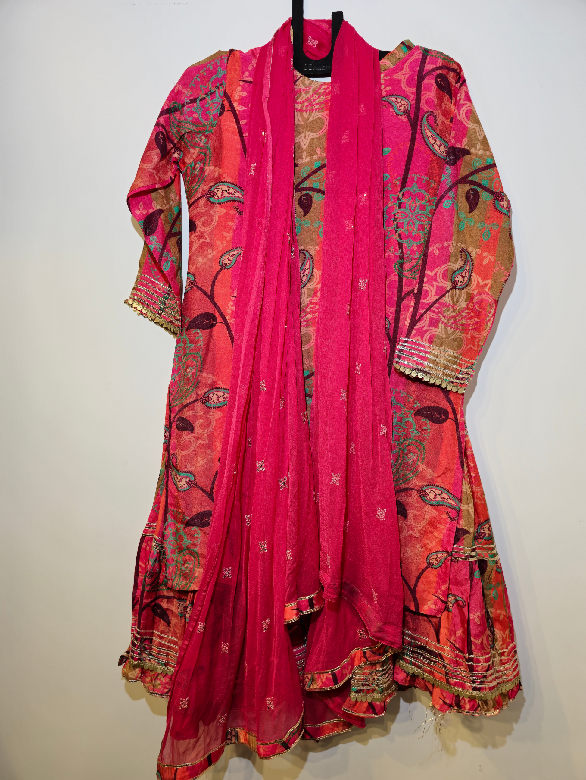 Pure Muslin Kurti Set - 3 Piece