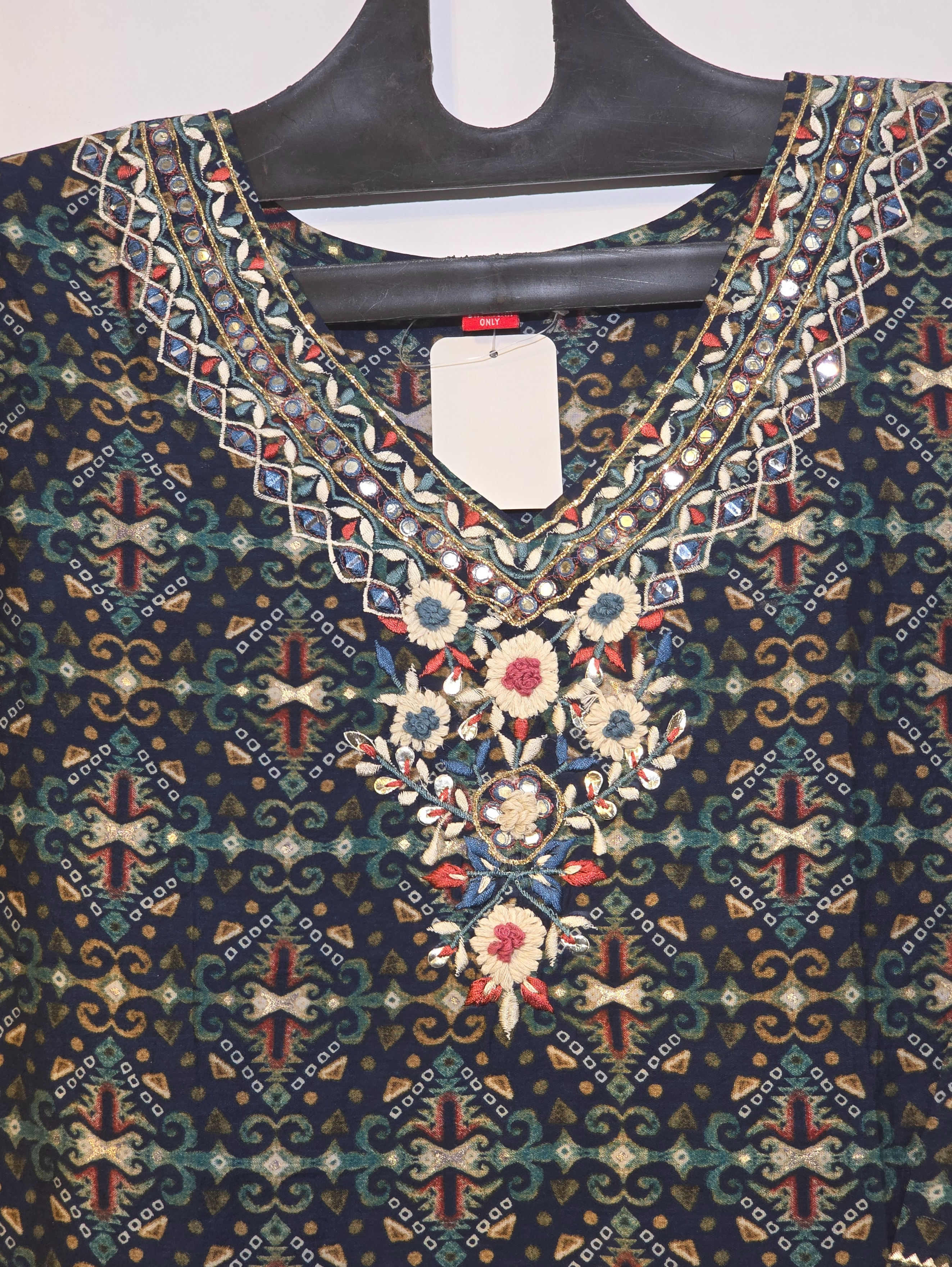 Image of Designer Muslin Straight Kurti