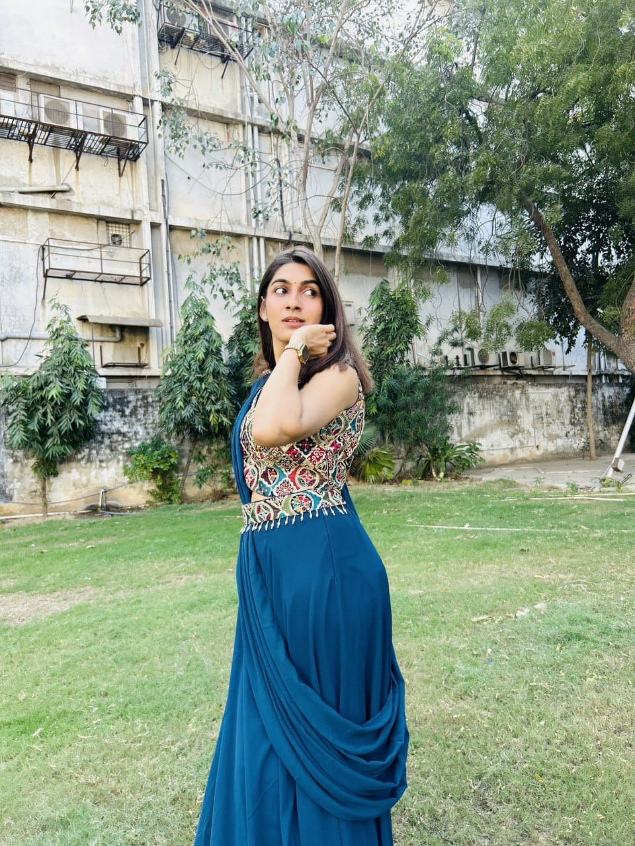 Image of Georgette Traditional 3 Piece