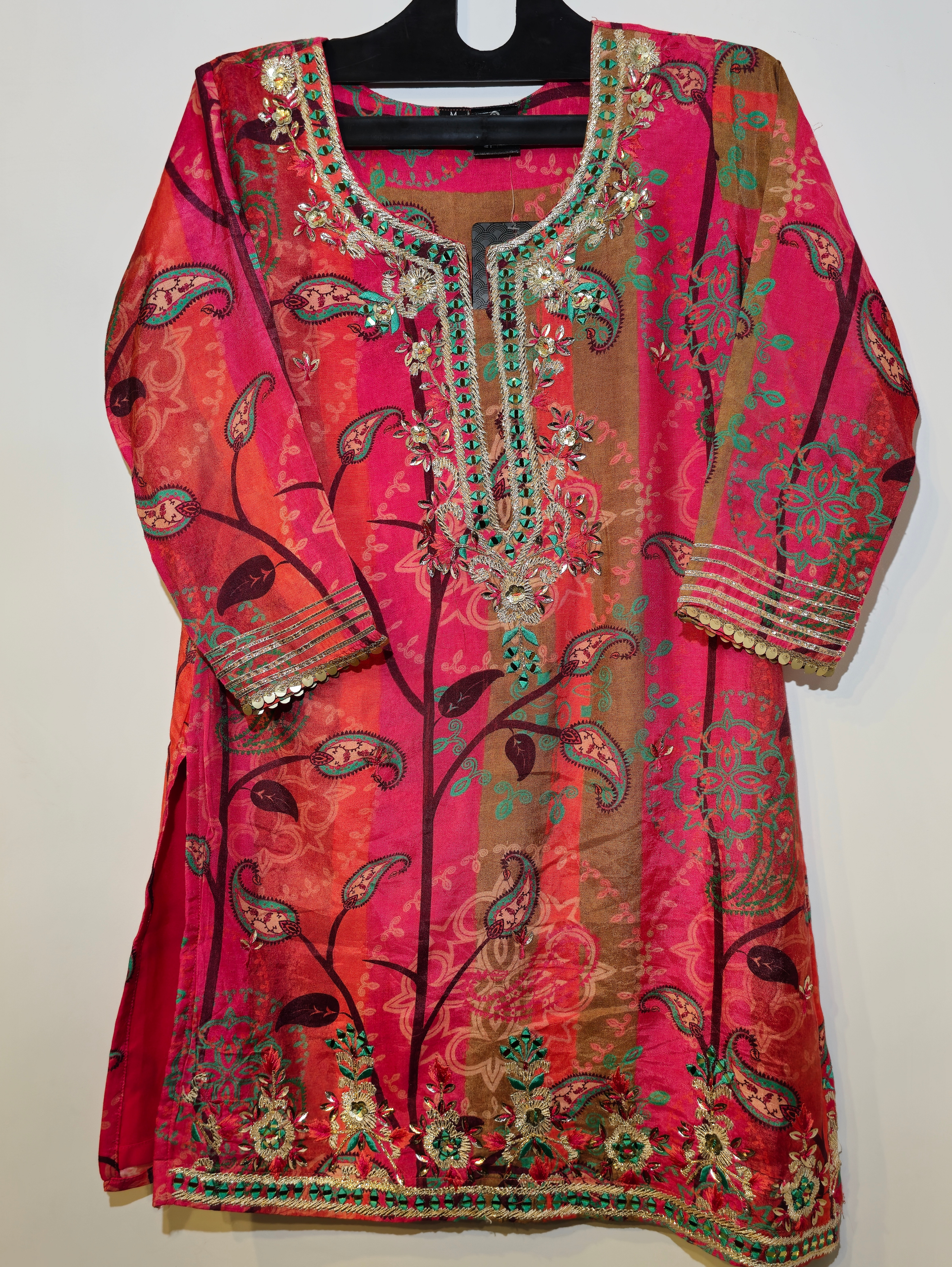 Pure Muslin Kurti Set - 3 Piece