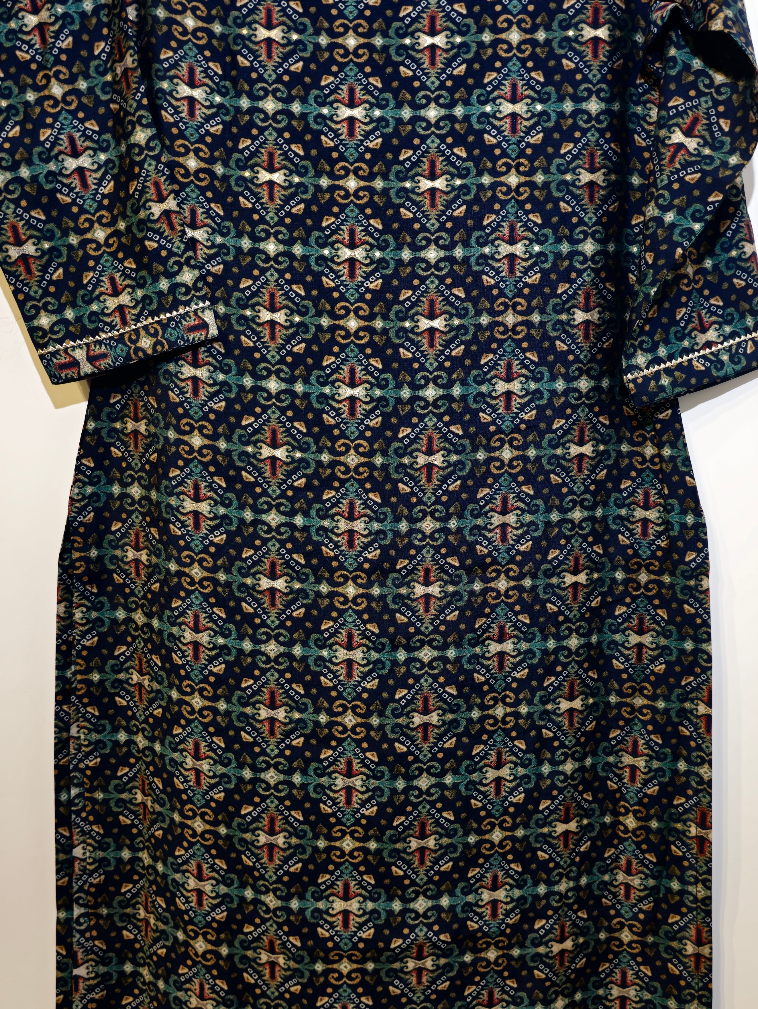 Image of Designer Muslin Straight Kurti