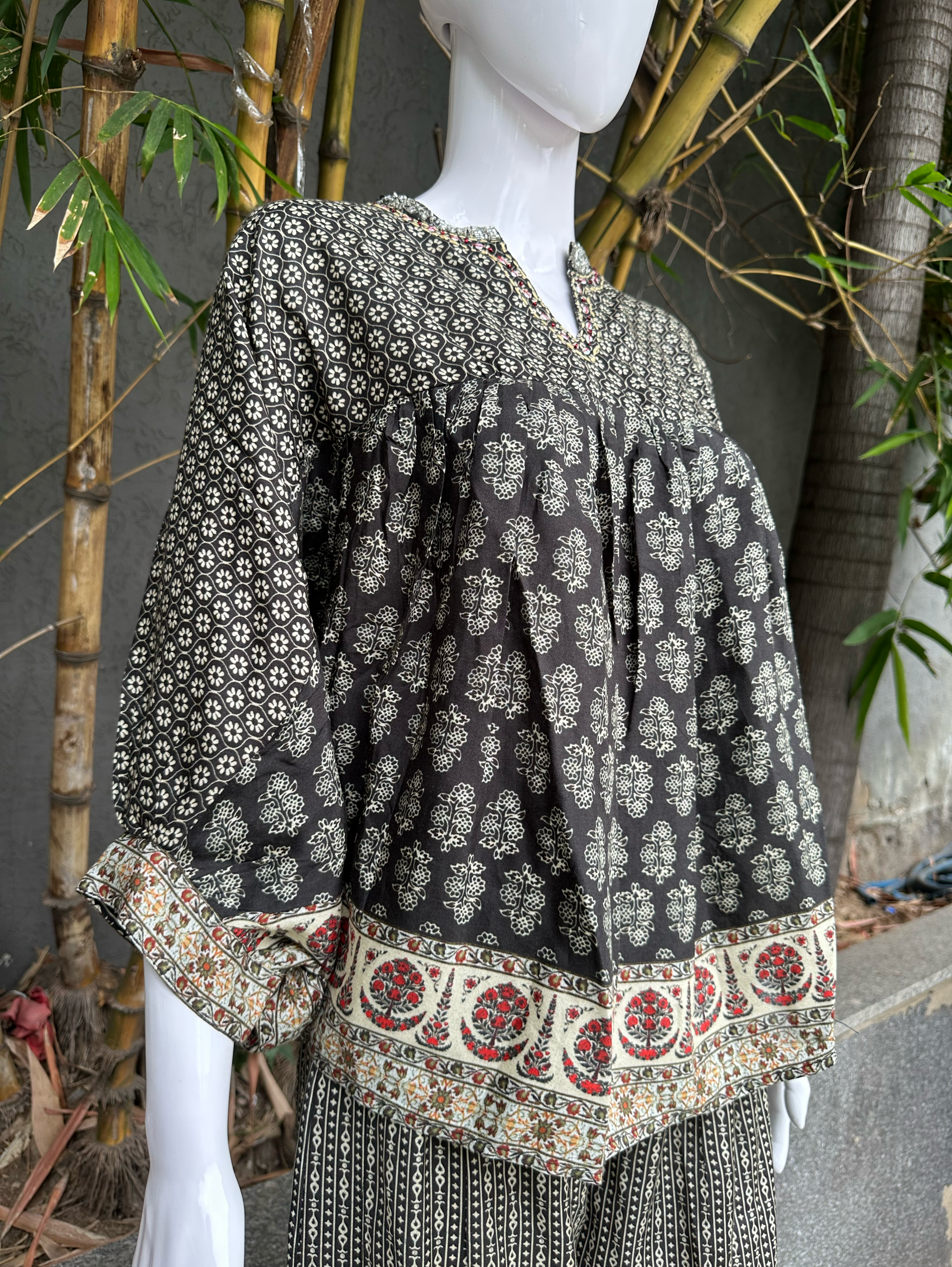 Image of Poncho Style Coords - Black