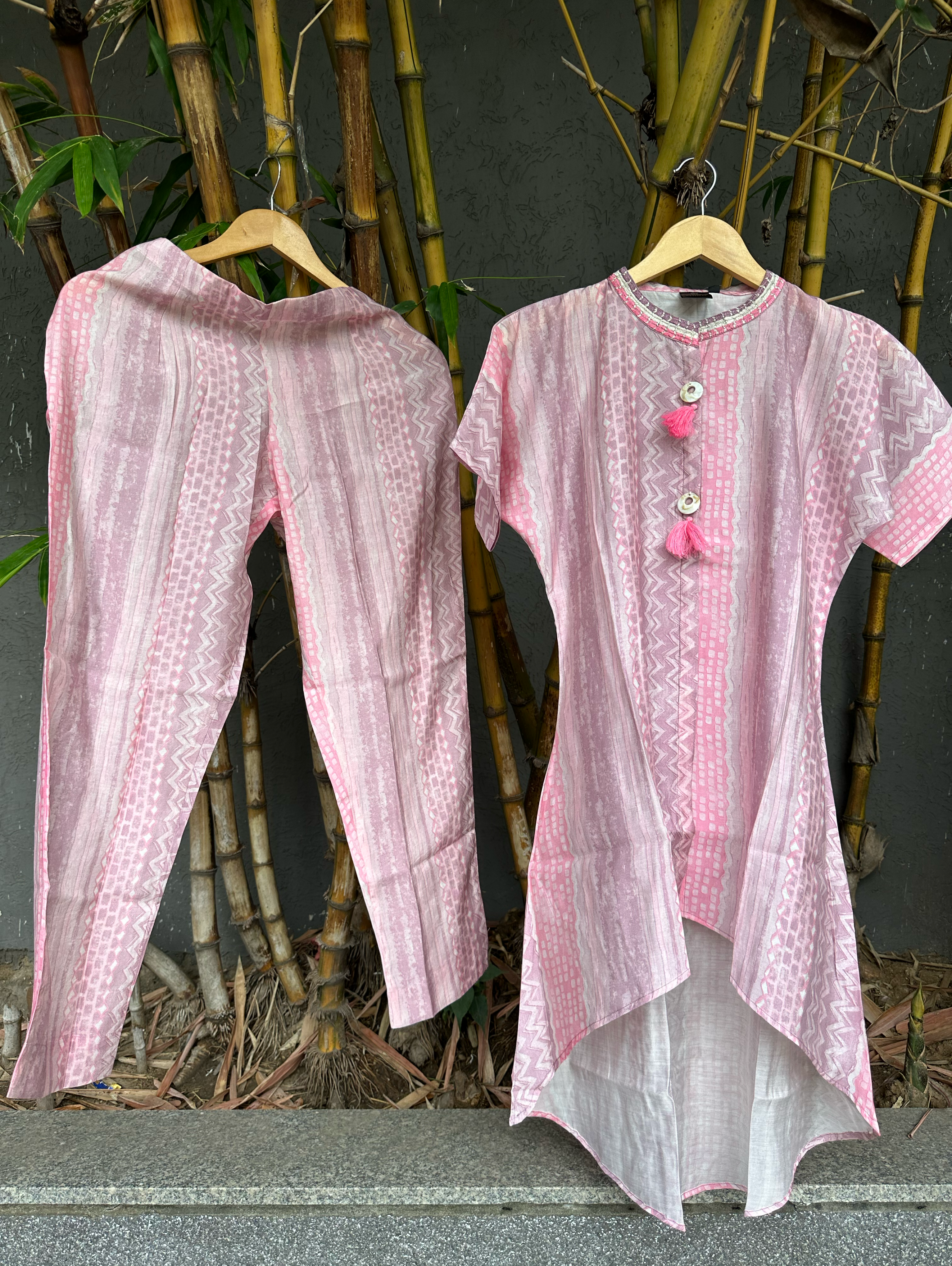 Image of Muslin Collar Embroidery Coords