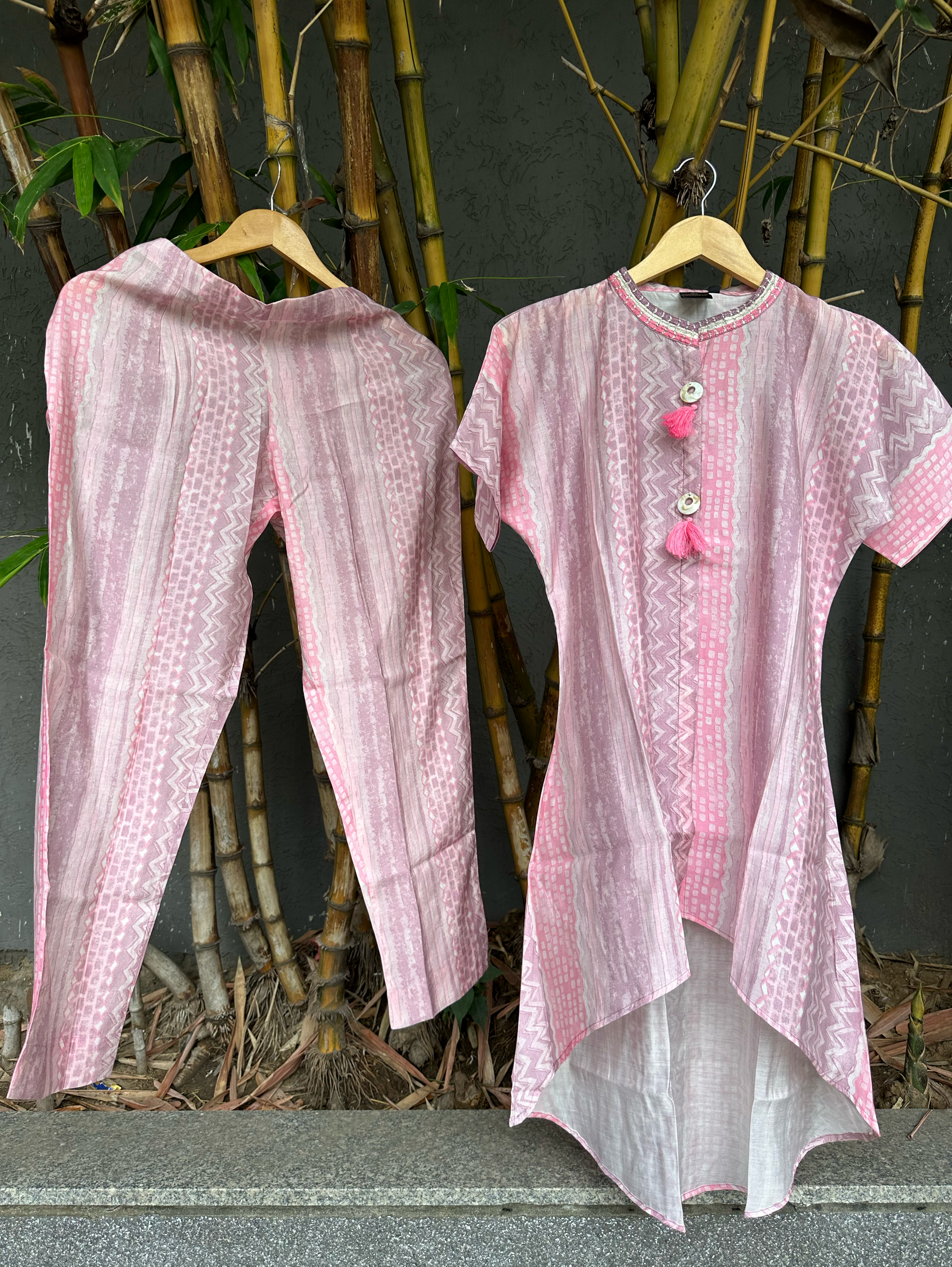 Muslin Collar Embroidery Coords