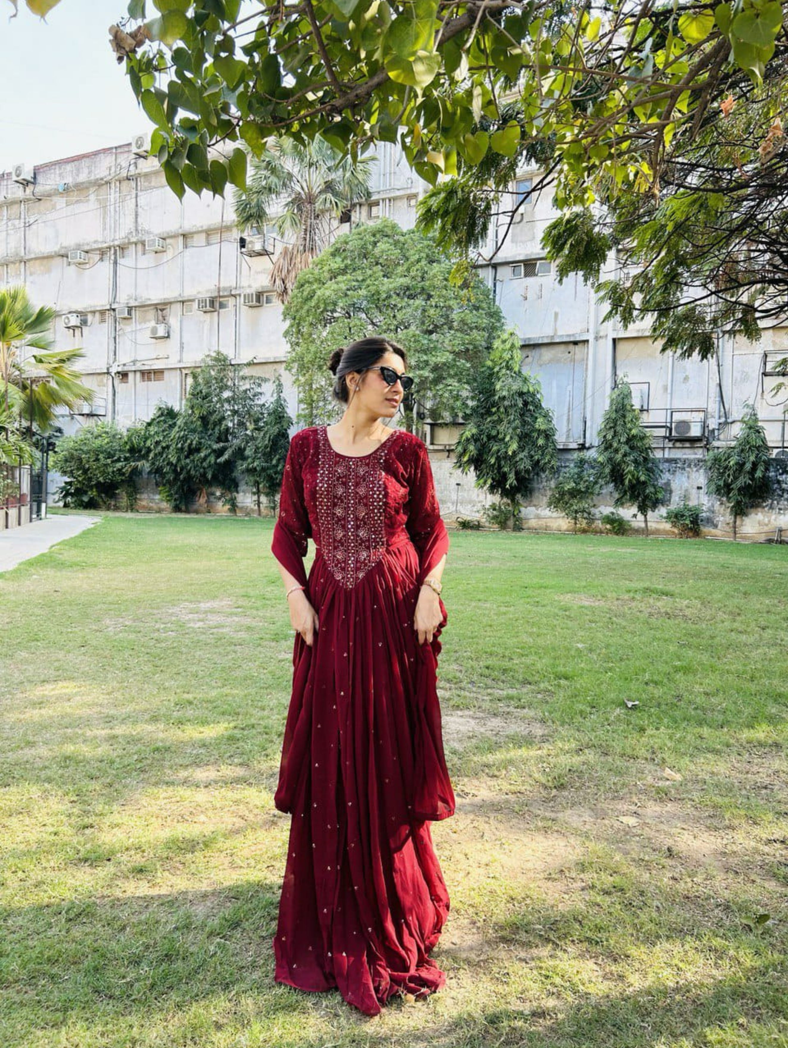 Designer Georgette Traditional 3 Piece