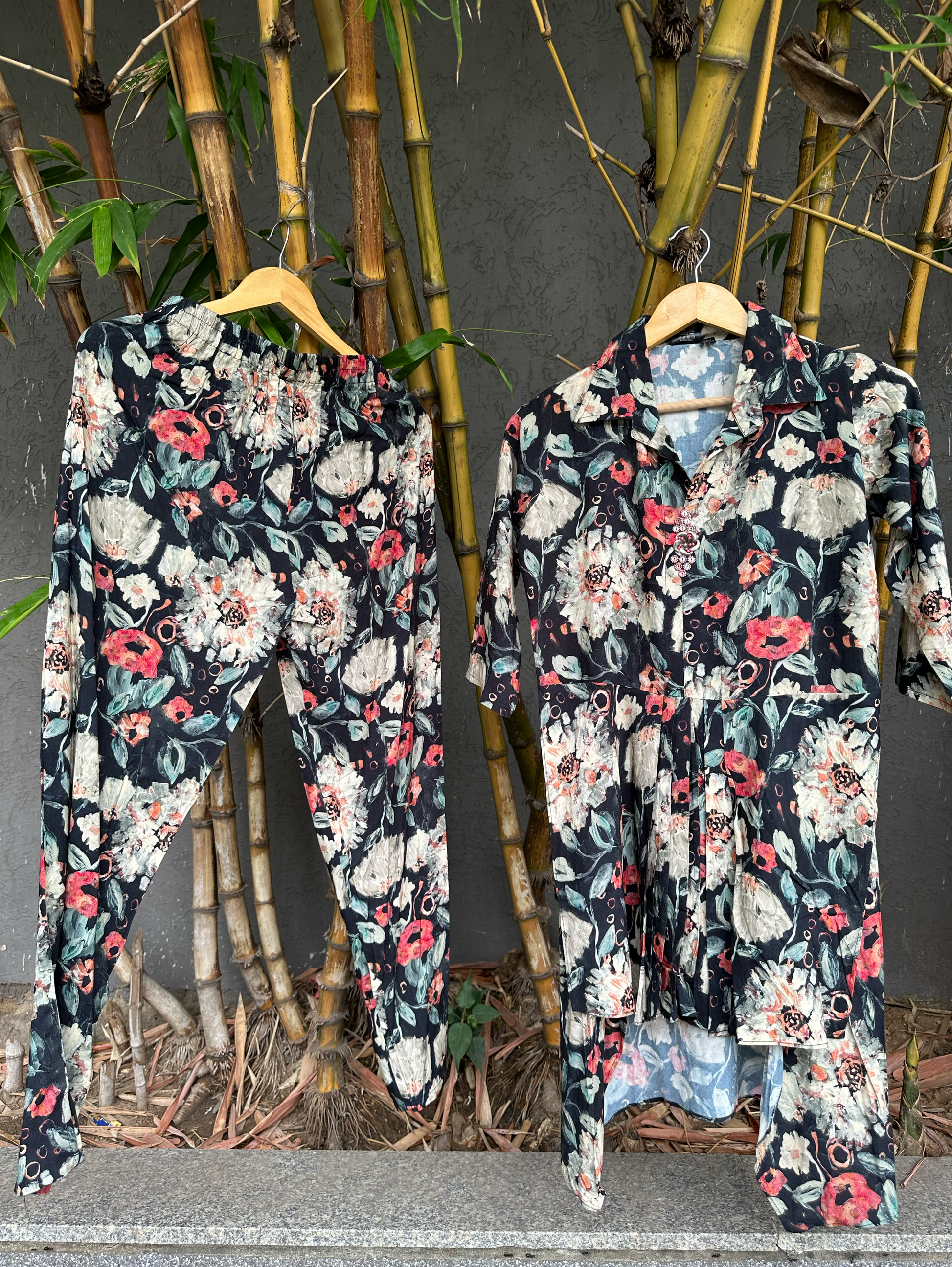 Rayon Flower with work Coords