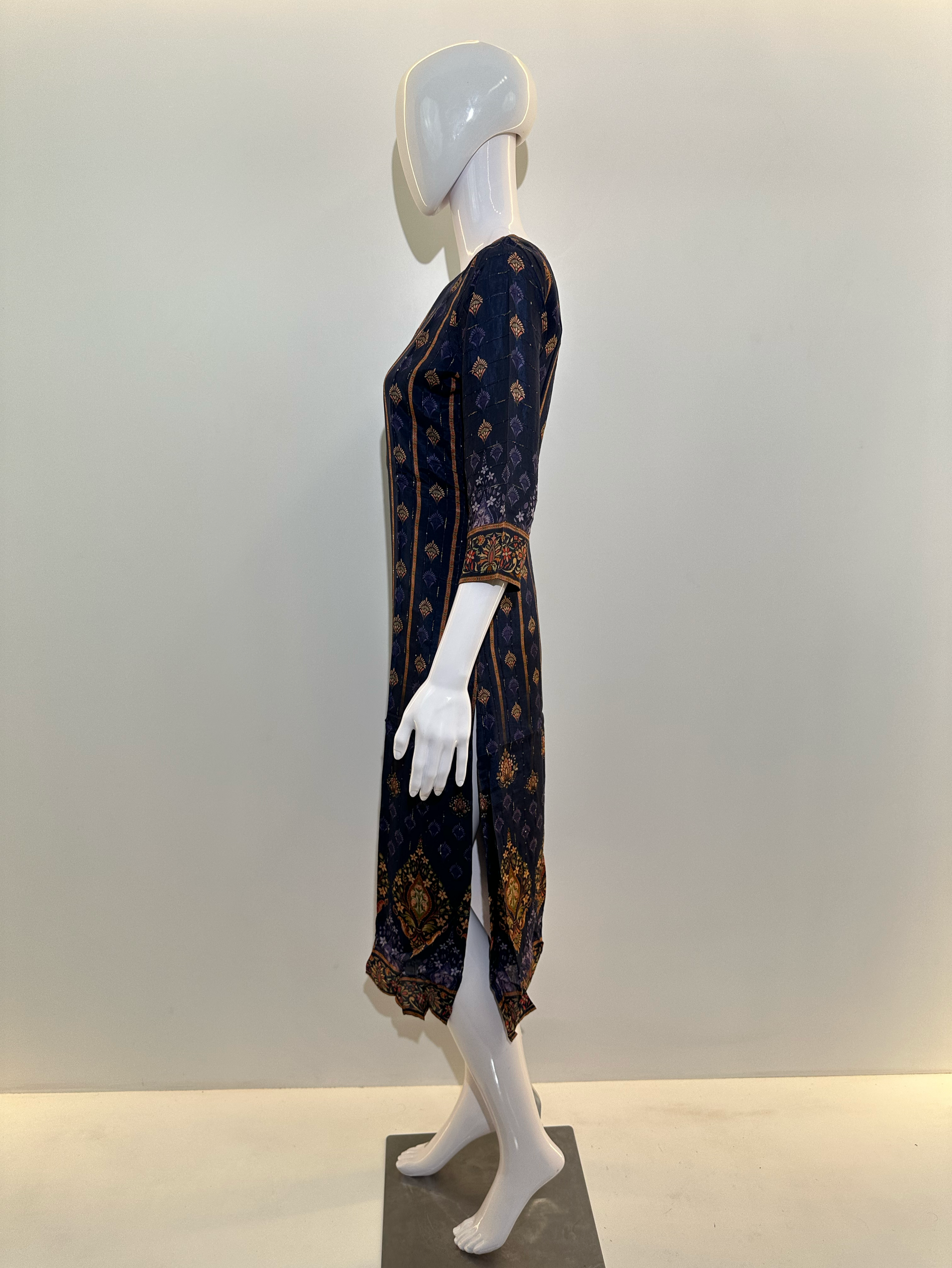 Muslin Sequence with Digital print Kurti