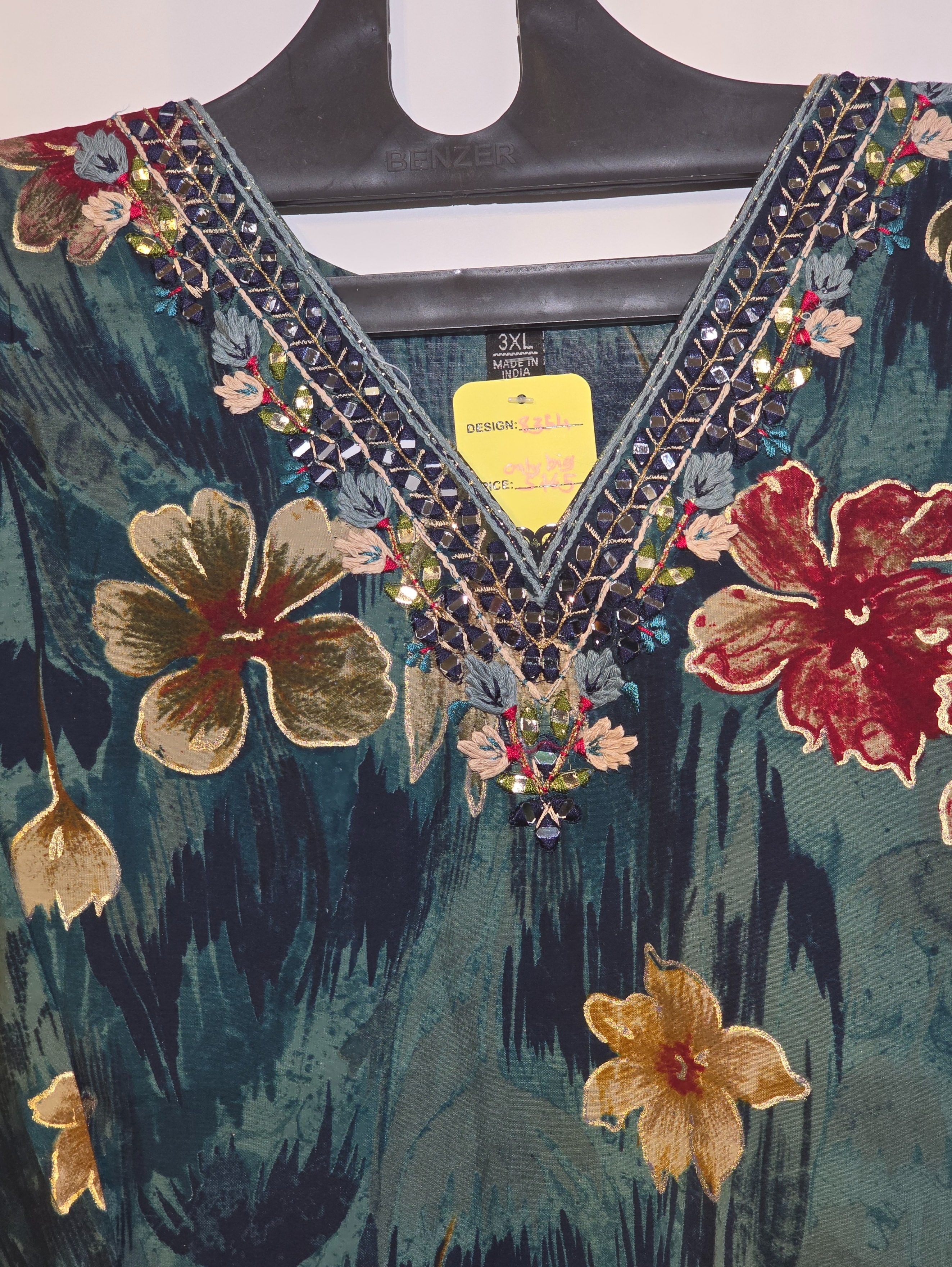 Image of Designer Muslin Straight Kurti