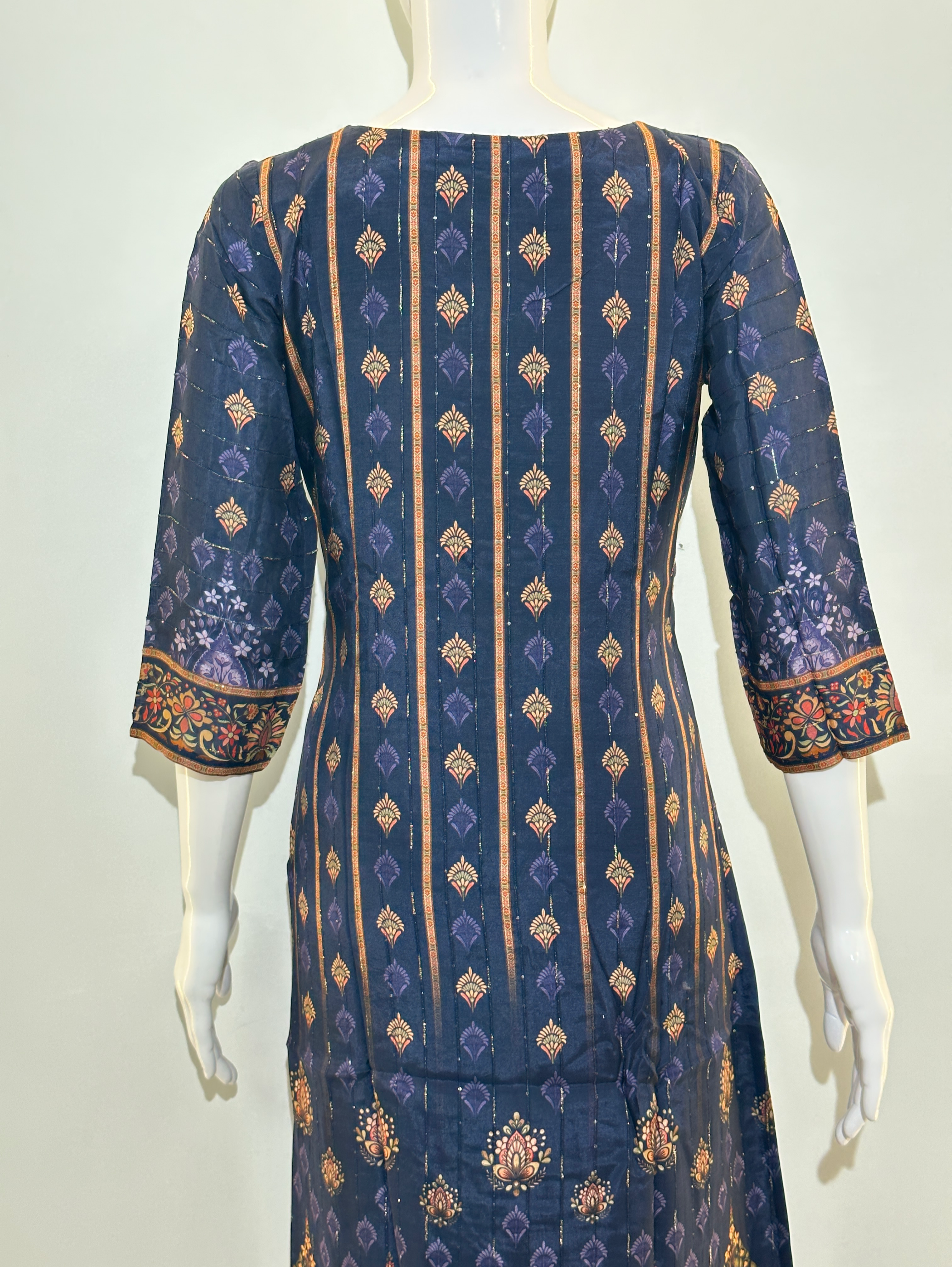 Image of Muslin Sequence with Digital print Kurti