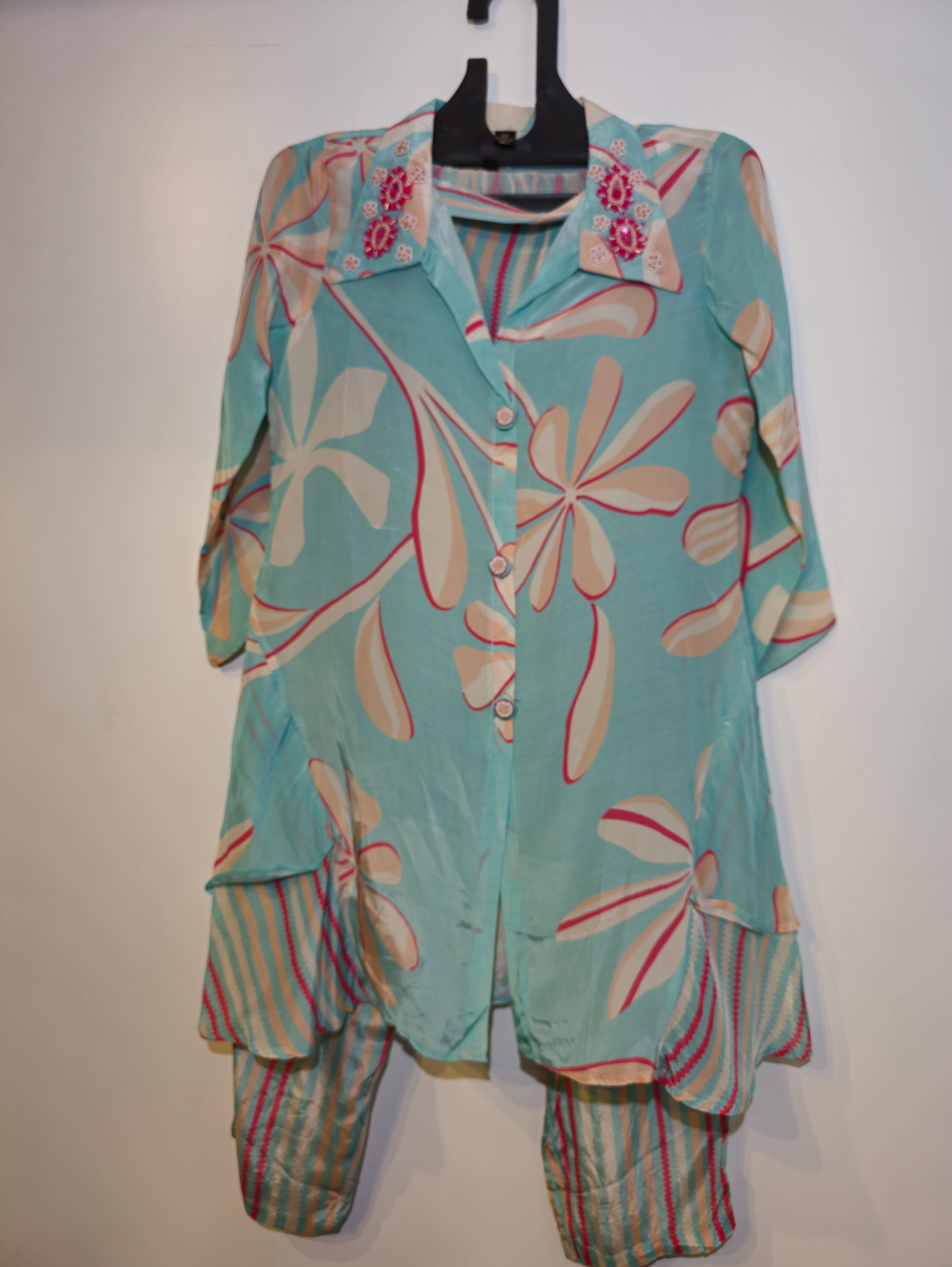 Image of Designer Crepe Coord Set